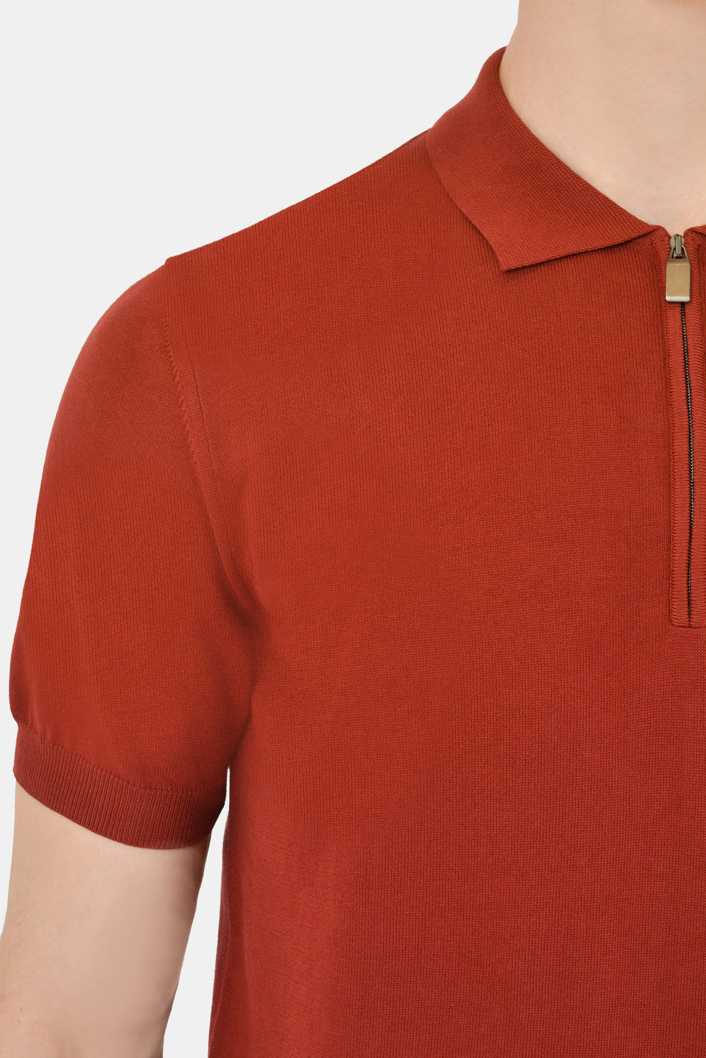 Джемпер (Поло) CANALI MK00145/903, цвет: Бордовый, Мужской