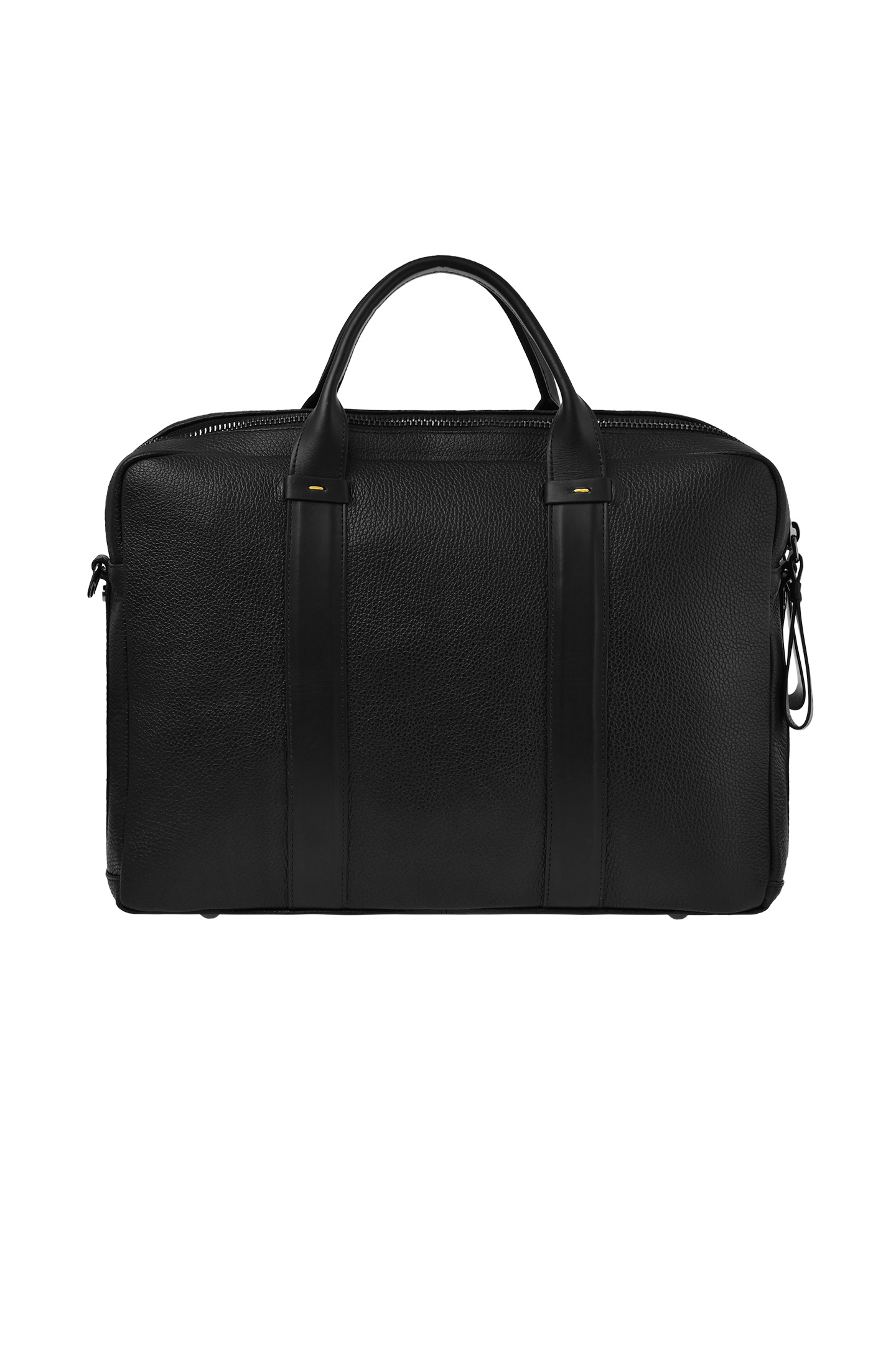 Кожаная сумка для ноутбука DOUCAL'S DB0005--02PT579, цвет: Черный, Мужской