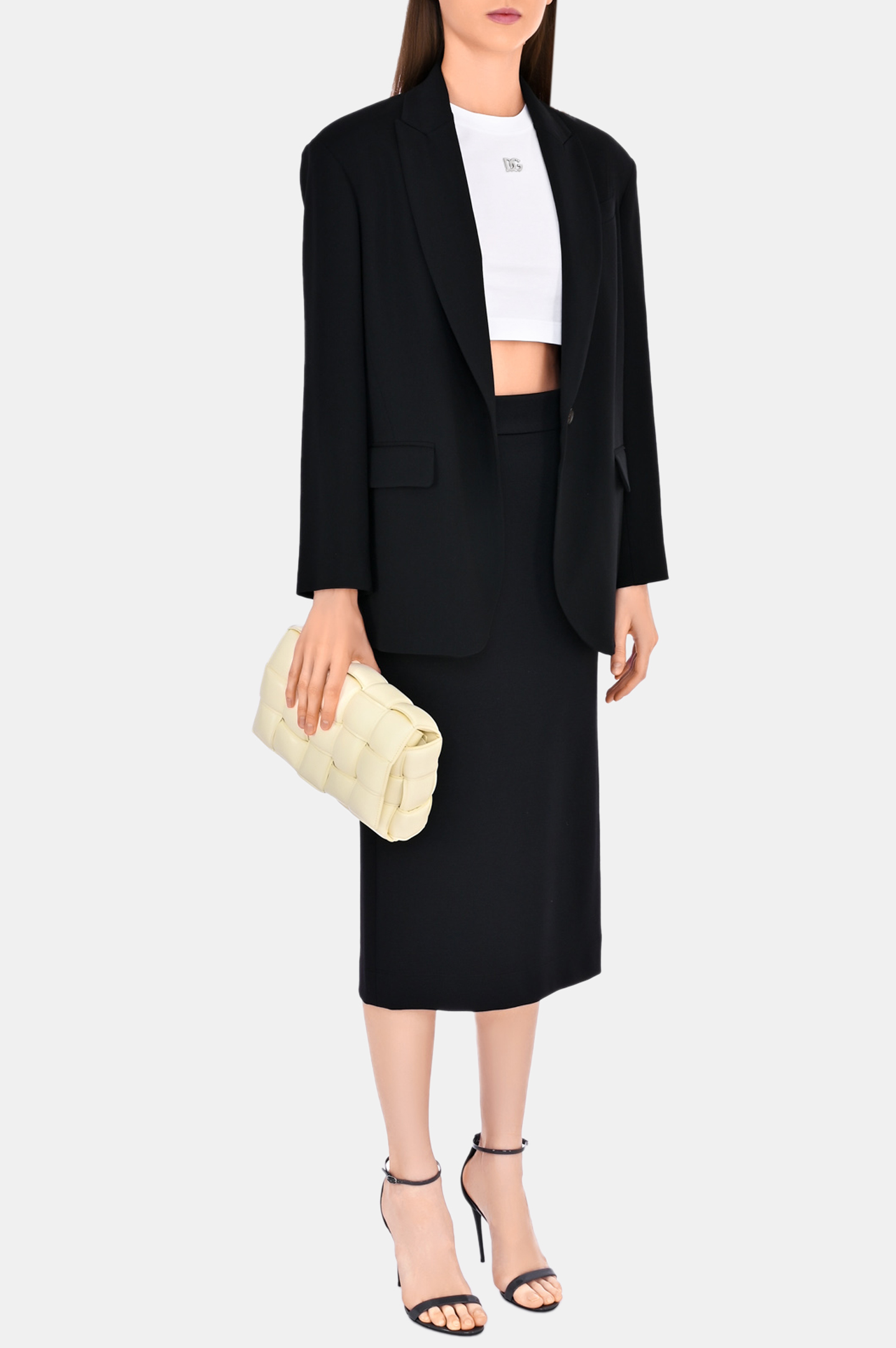 Топ DOLCE & GABBANA F8U13T GDBUX, цвет: Белый, Женский