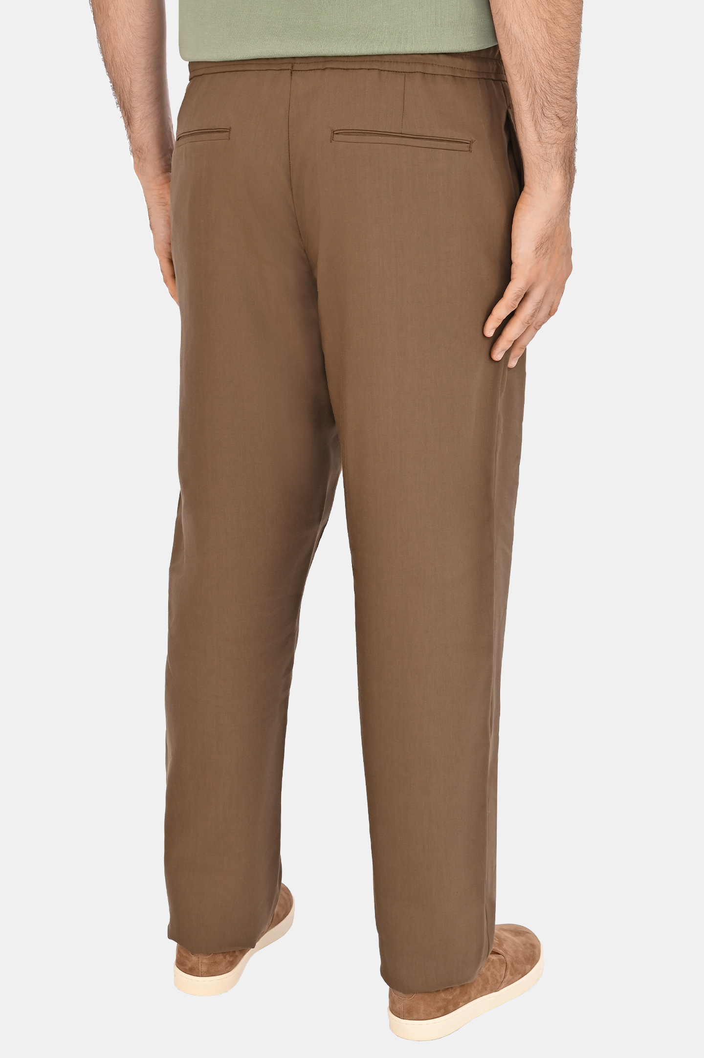 Брюки CANALI AE02571 U7003, цвет: Коричневый, Мужской