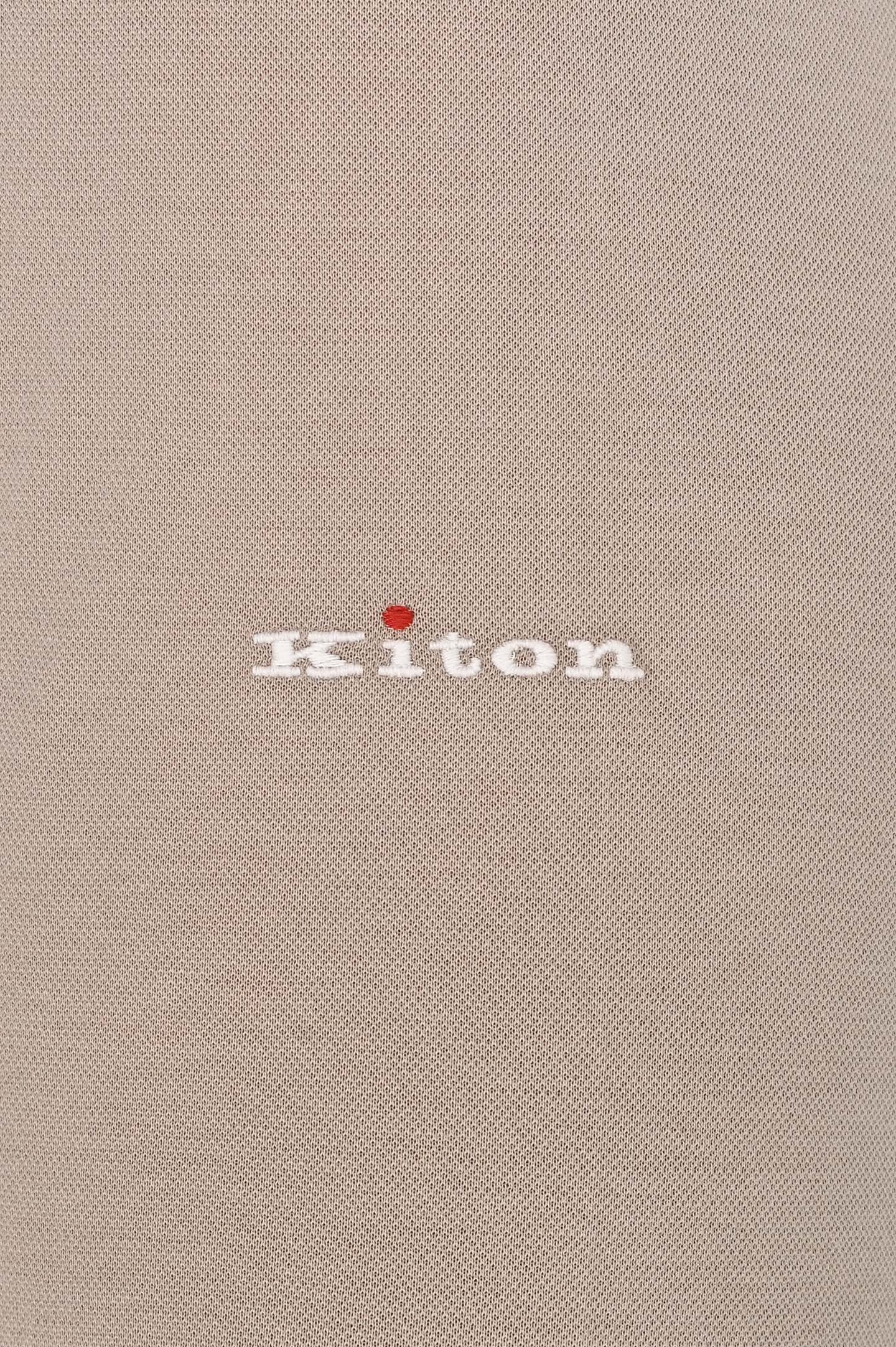 Поло KITON UMK06380, цвет: Бежевый, Мужской