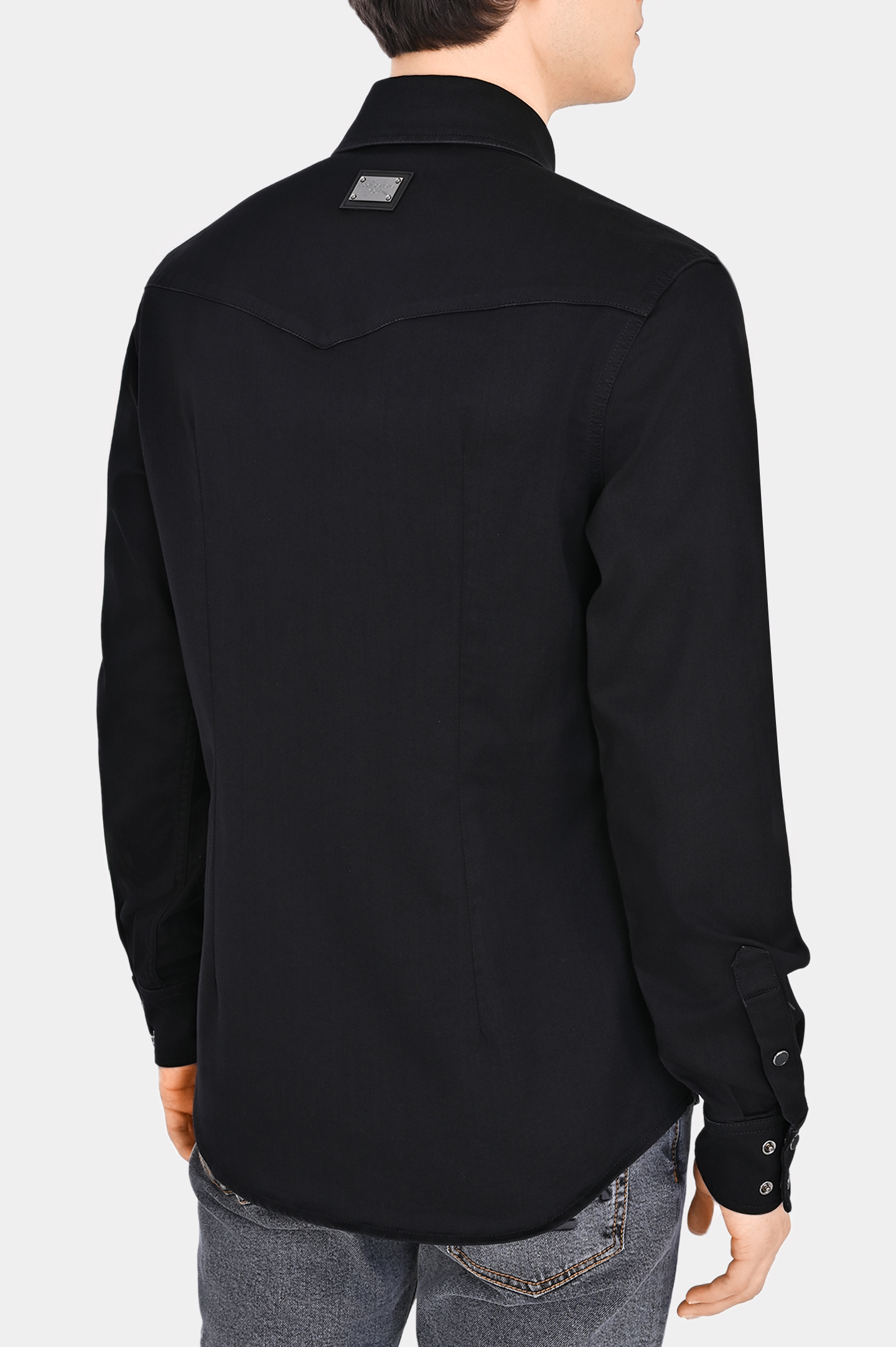 Рубашка DOLCE & GABBANA G5JC8D G8GW6, цвет: Черный, Мужской