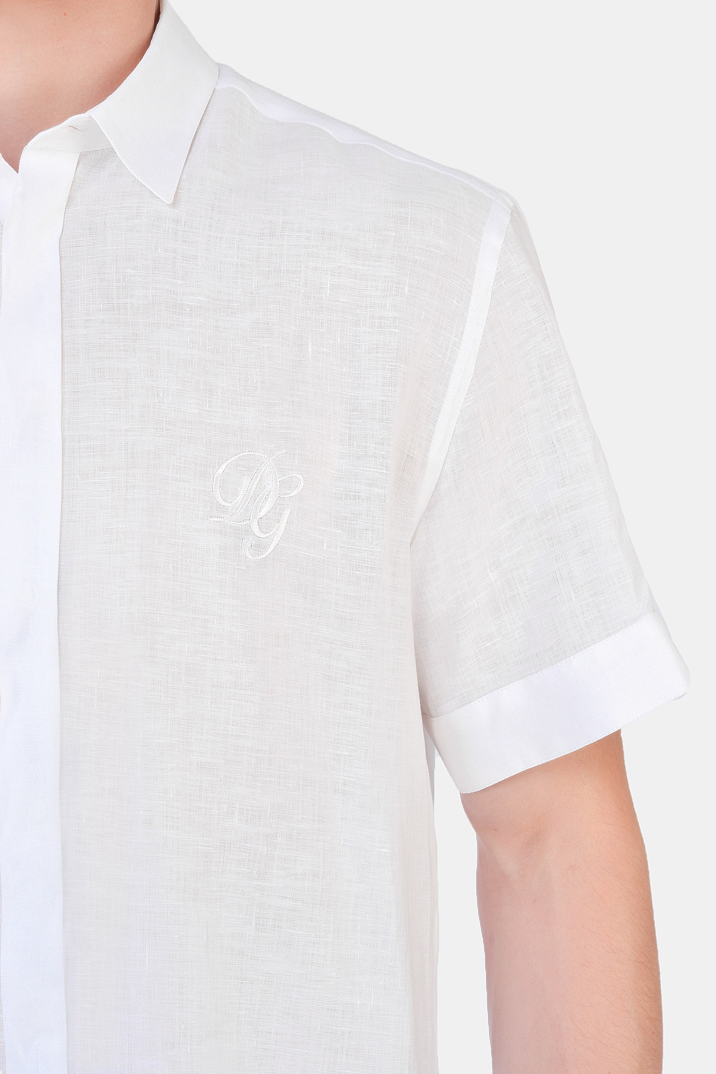 Рубашка DOLCE & GABBANA G5EX4Z FU4IK, цвет: Белый, Мужской