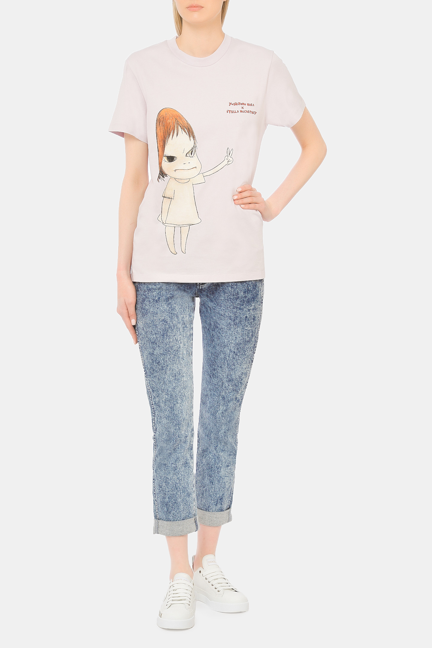 Футболка STELLA McCARTNEY 601850SMP93, цвет: Сиреневый, Женский