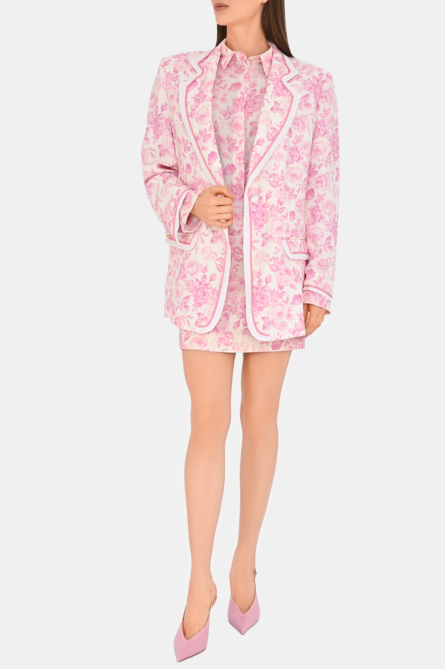 Юбка ROWEN ROSE SKR_RR242, цвет: Розовый, Женский