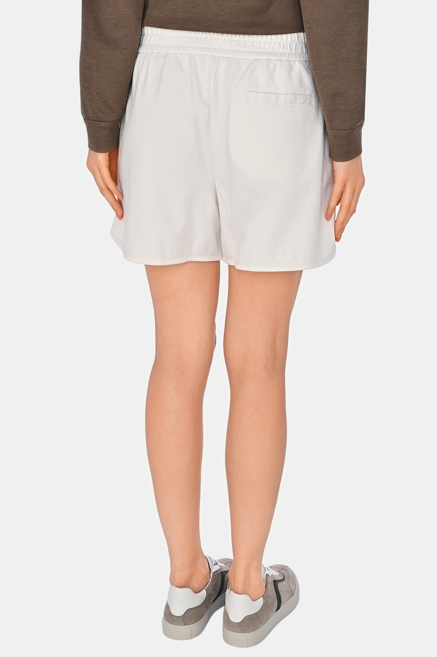 Шорты BRUNELLO  CUCINELLI MD869VE589, цвет: Белый, Женский