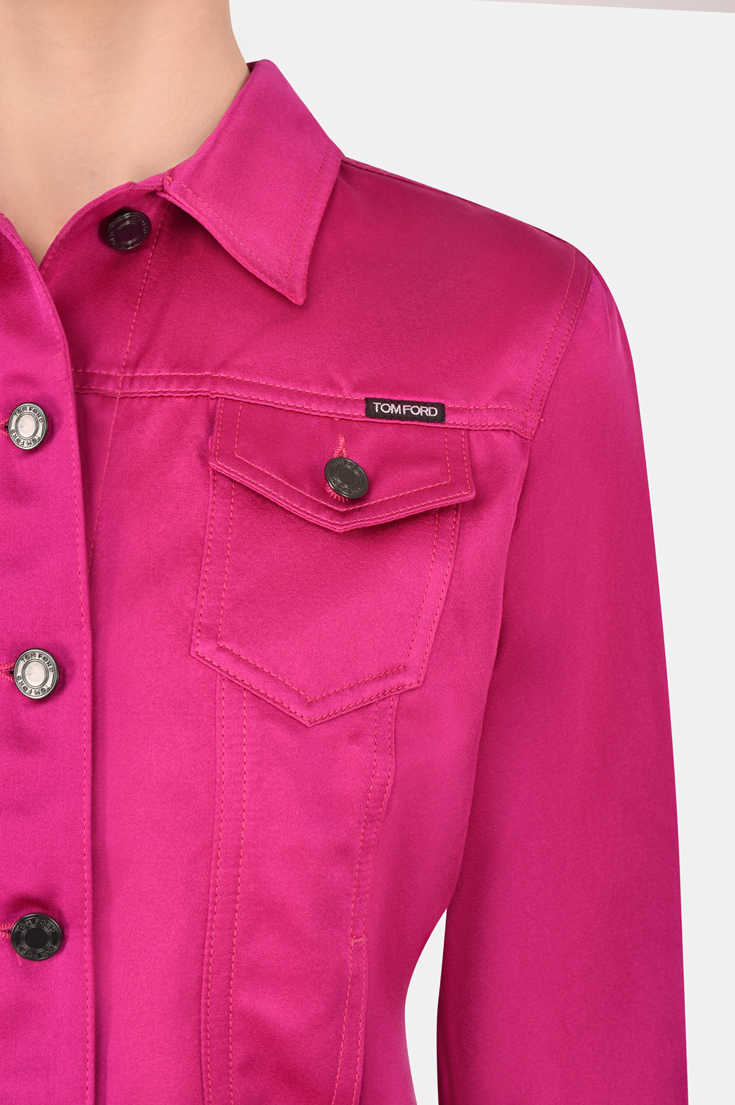 Куртка TOM FORD GID051 DEX134, цвет: Розовый, Женский