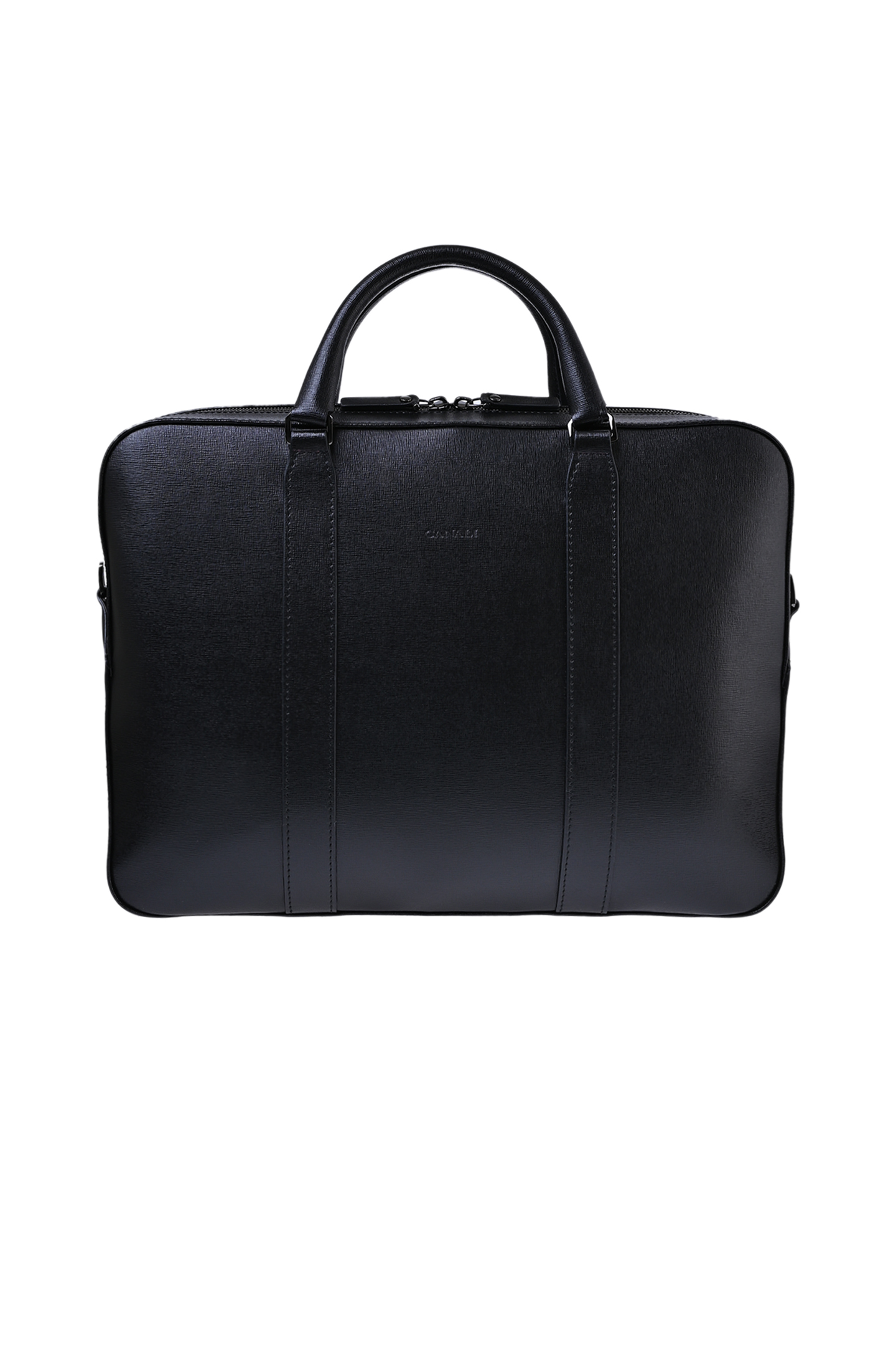 Кожаная сумка для ноутбука CANALI NA00053 P325176L, цвет: Черный, Мужской