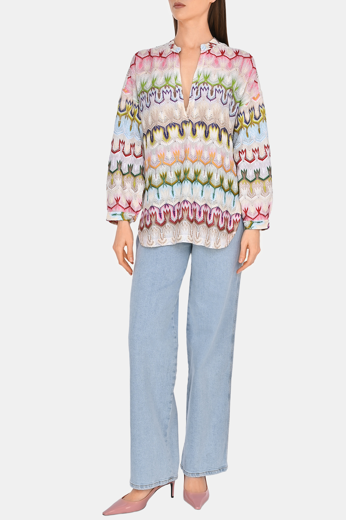 Блуза MISSONI DS25SJ0T-BR0132, цвет: Разноцветный, Женский