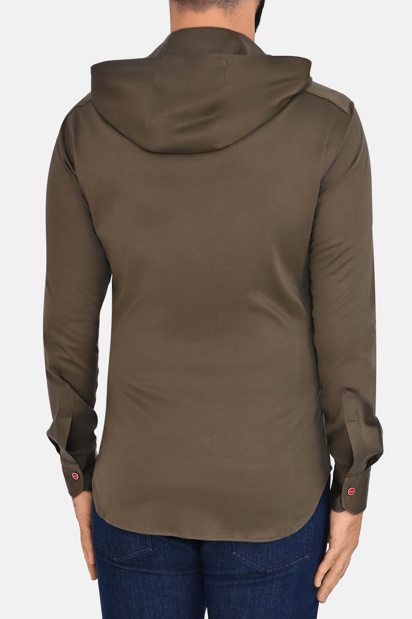 Рубашка KITON UMCMARH09200, цвет: Зеленый, Мужской