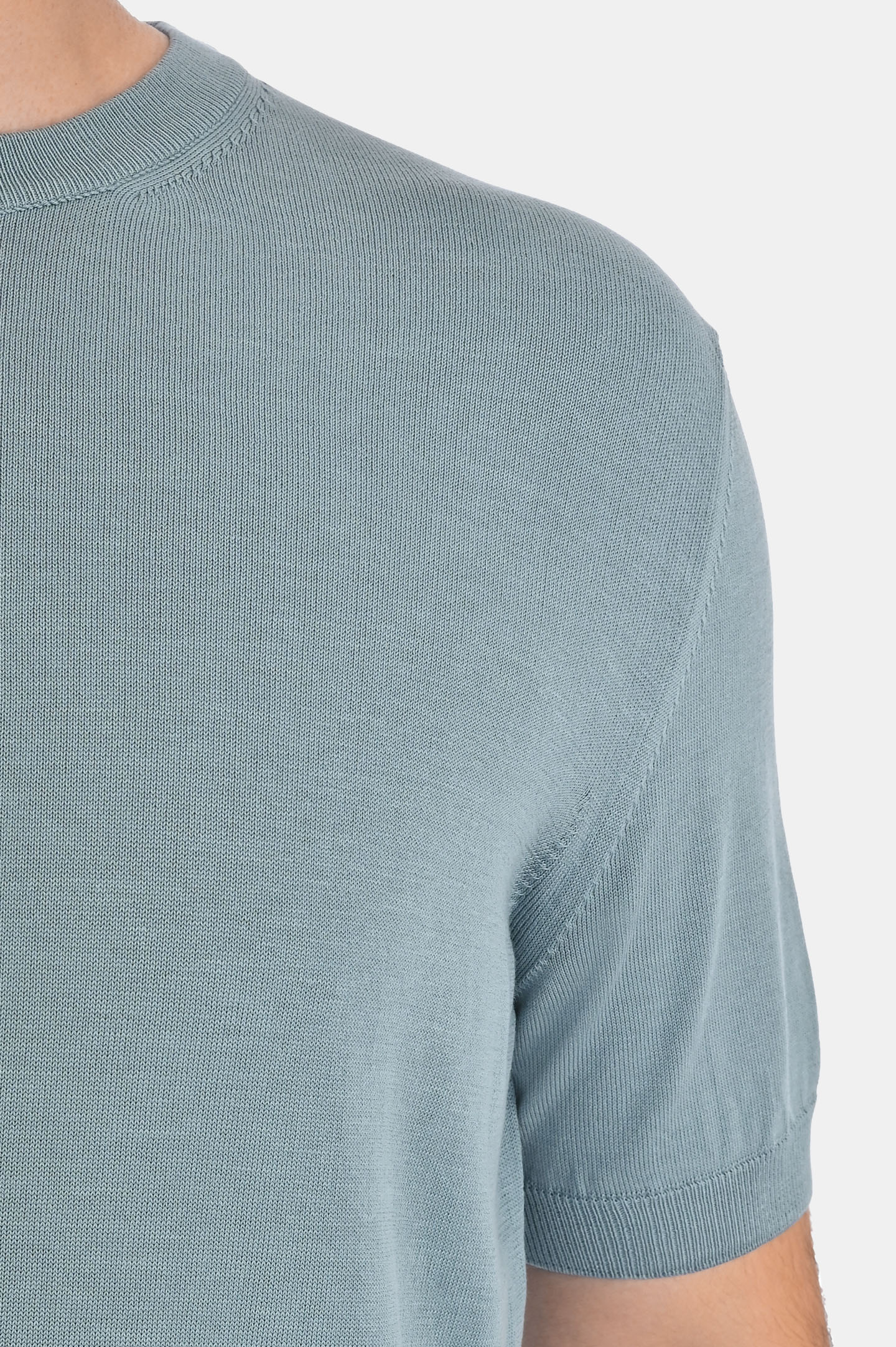 Поло CANALI MK00145 C0719, цвет: Зеленый, Мужской