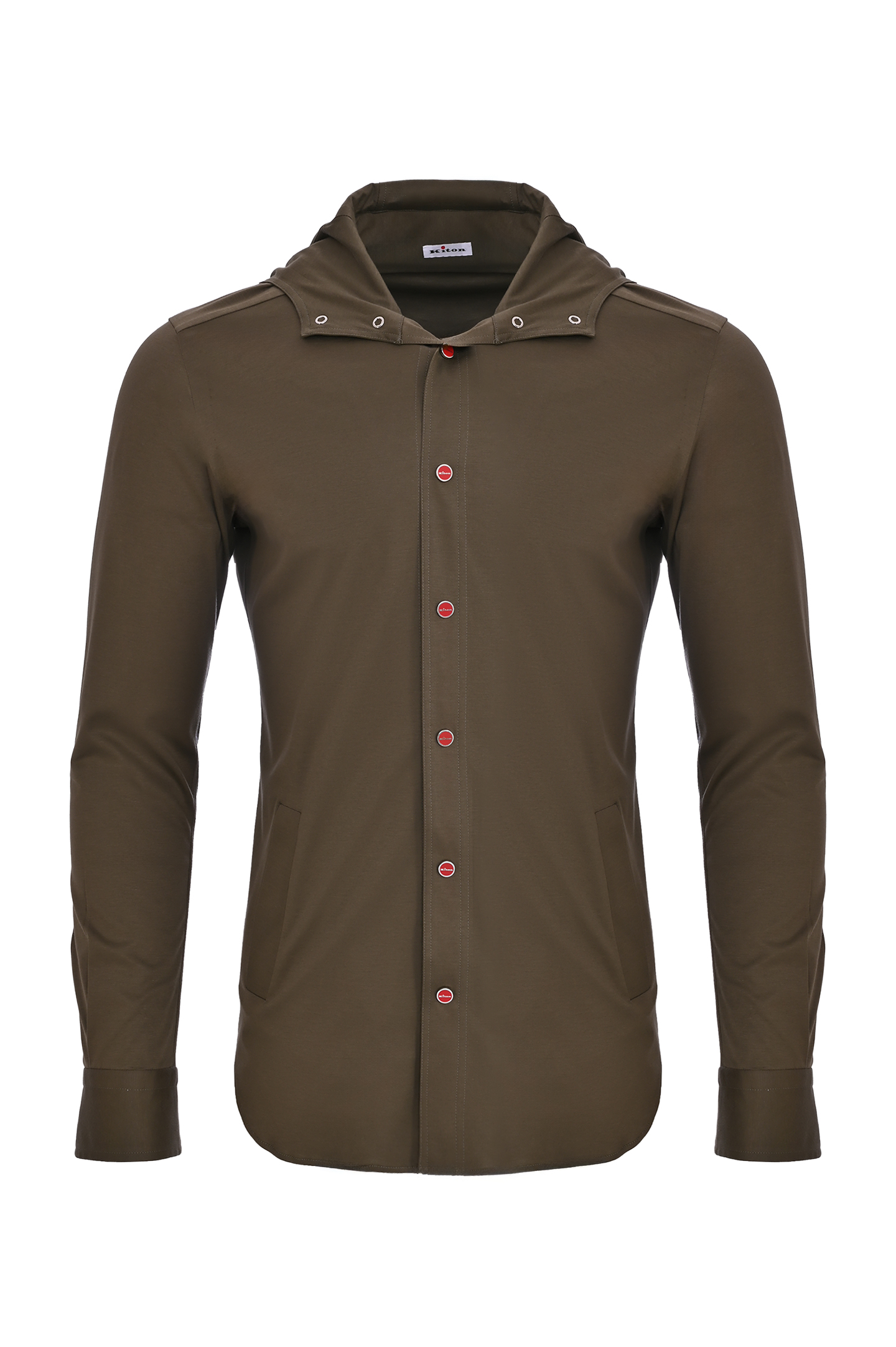 Рубашка KITON UMCMARH09200, цвет: Зеленый, Мужской