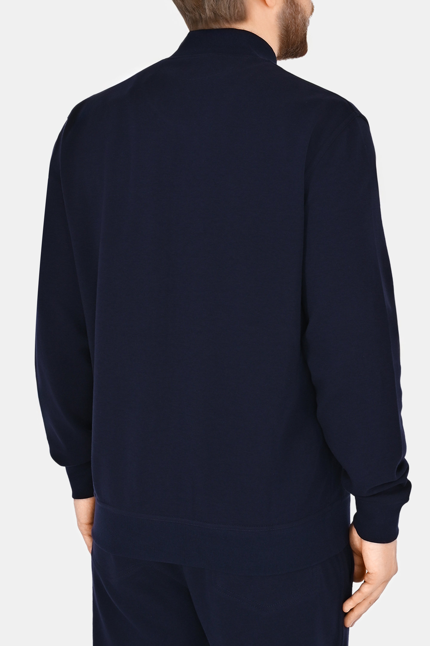 Куртка спорт BRUNELLO  CUCINELLI M0T35B2278, цвет: Темно-синий, Мужской