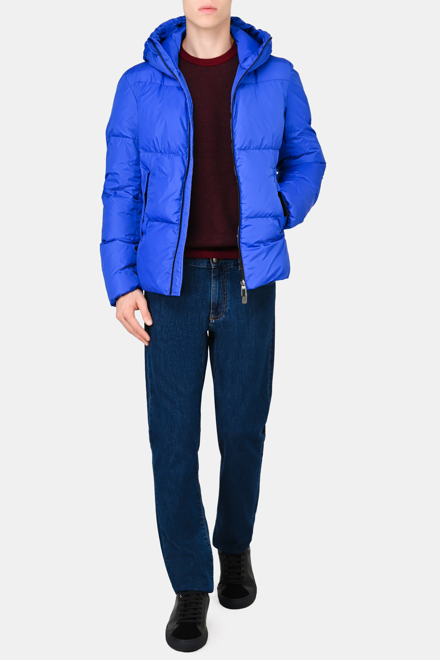 Куртка CANALI SY02125 O40670, цвет: Синий, Мужской