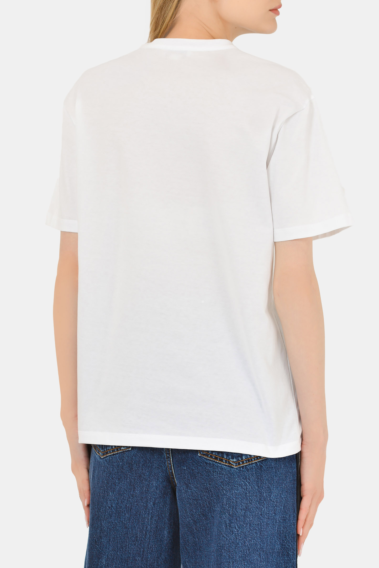 Футболка ALEXANDER MCQUEEN 659987 QZAC6, цвет: Белый, Женский