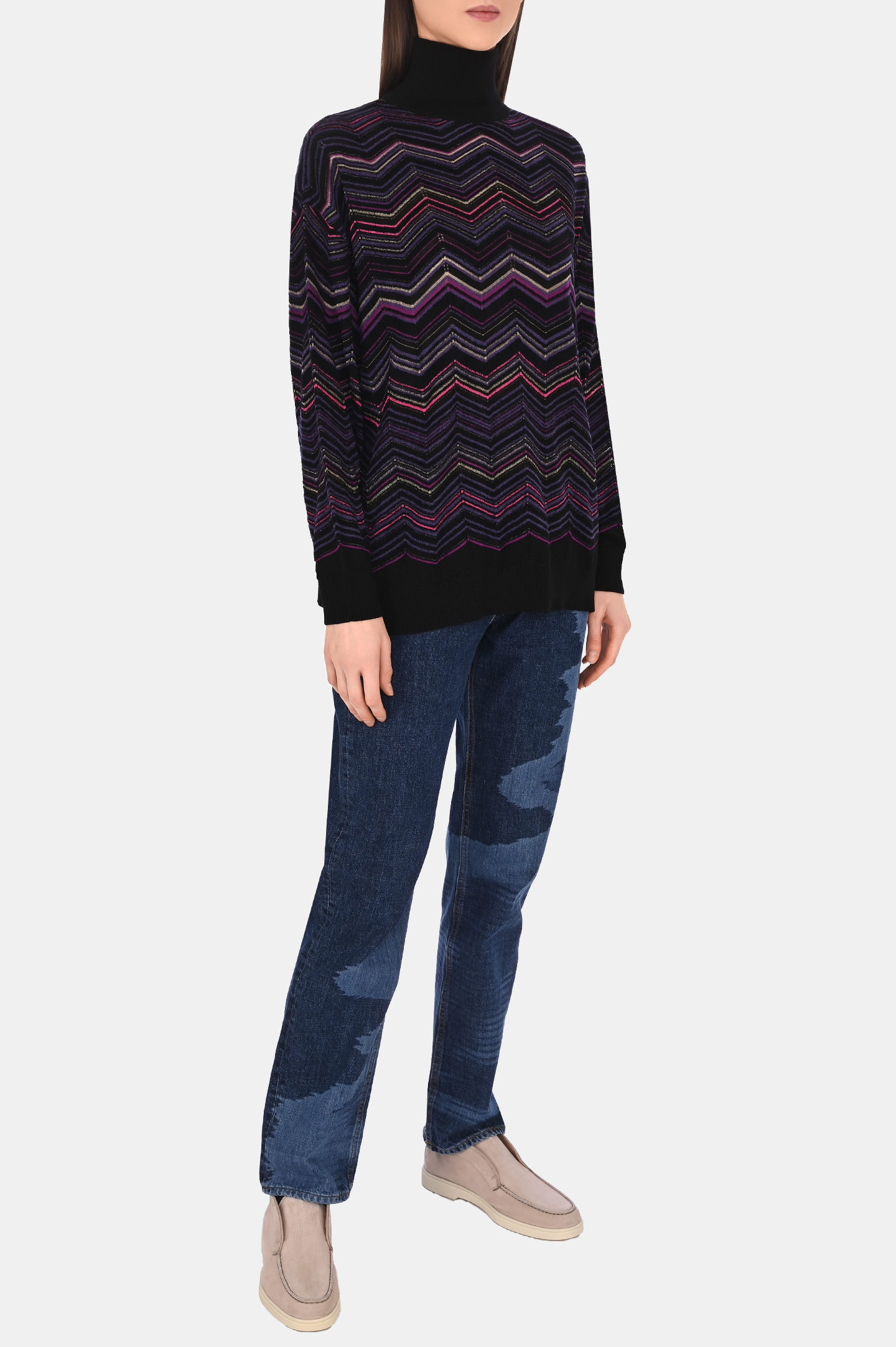 Свитер MISSONI DS23WN1F-BK025J, цвет: Разноцветный, Женский