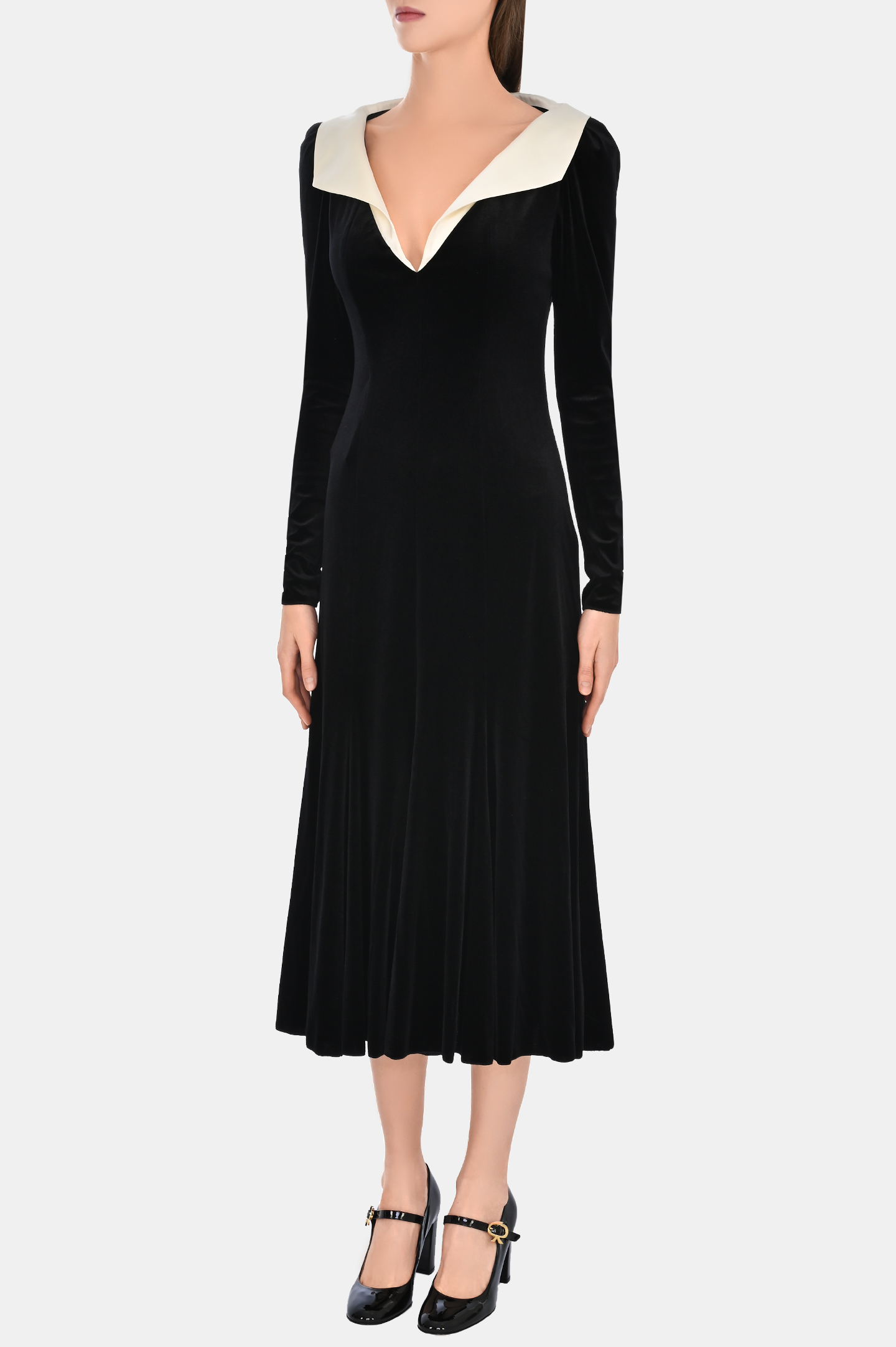 Платье PHILOSOPHY DI LORENZO SERAFINI A0455 5728, цвет: Черный, Женский