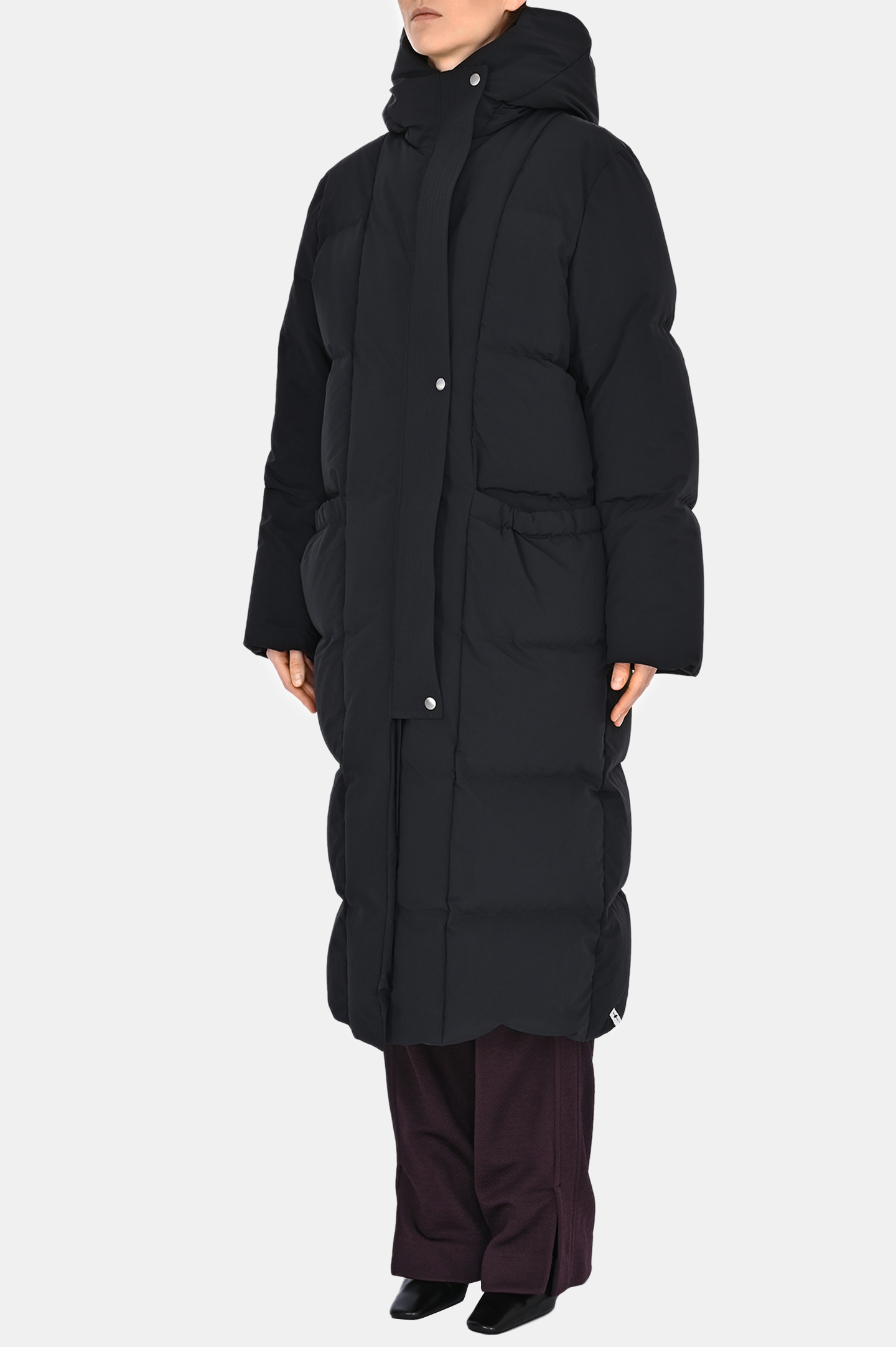 Пальто JIL SANDER J40AF0125 J70008, цвет: Черный, Женский