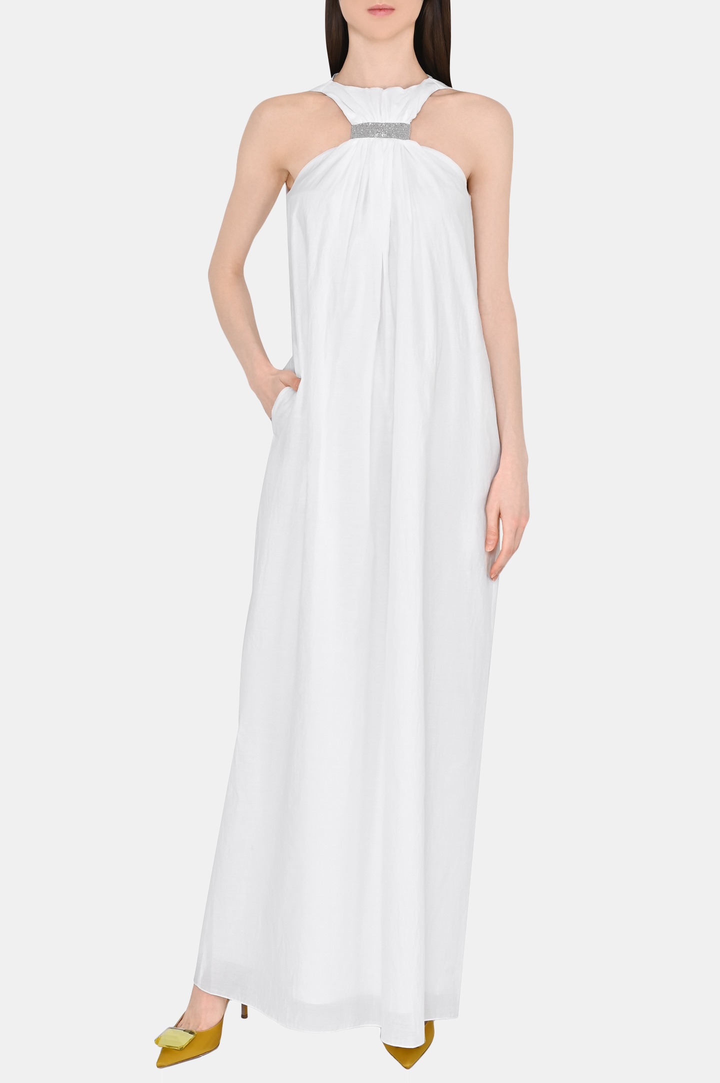 Платье FABIANA FILIPPI ABD273B590I813, цвет: Белый, Женский