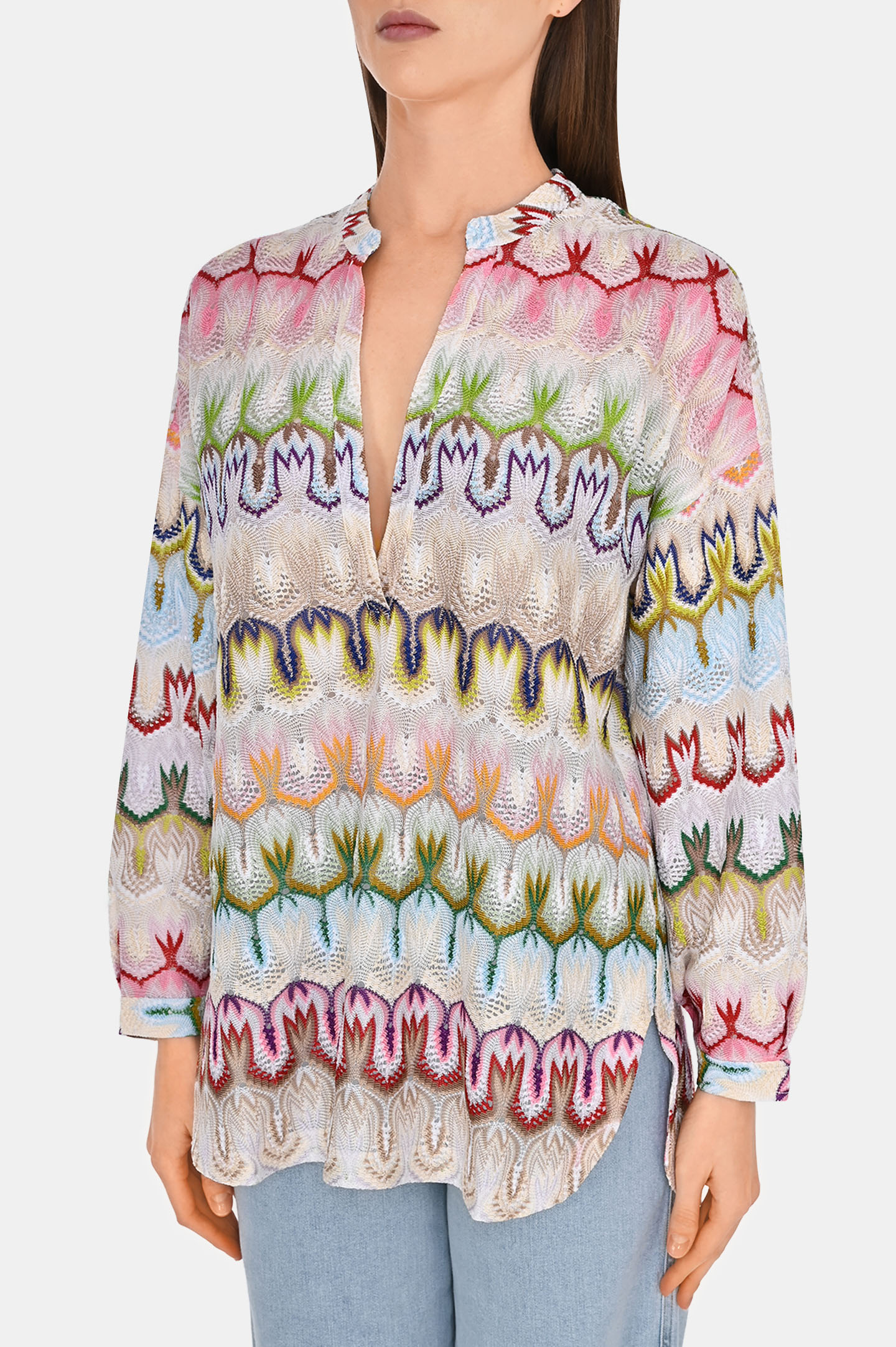 Блуза MISSONI DS25SJ0T-BR0132, цвет: Разноцветный, Женский