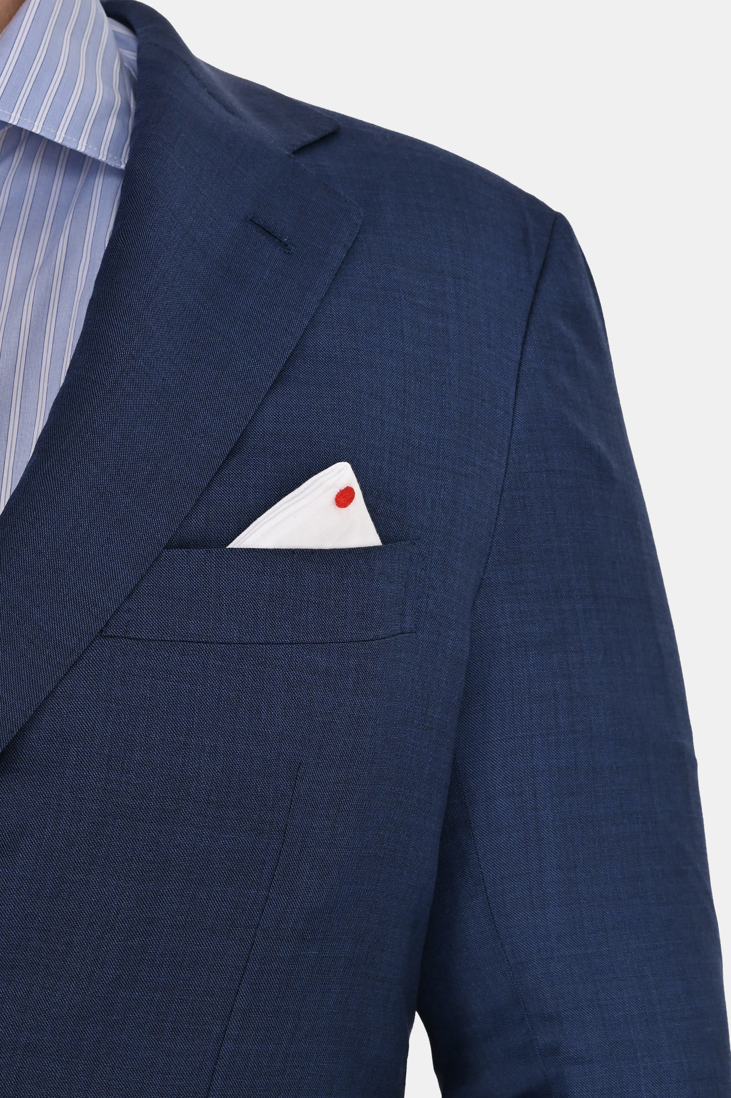 Костюм+платок KITON UA81K0618E0, цвет: Синий, Мужской