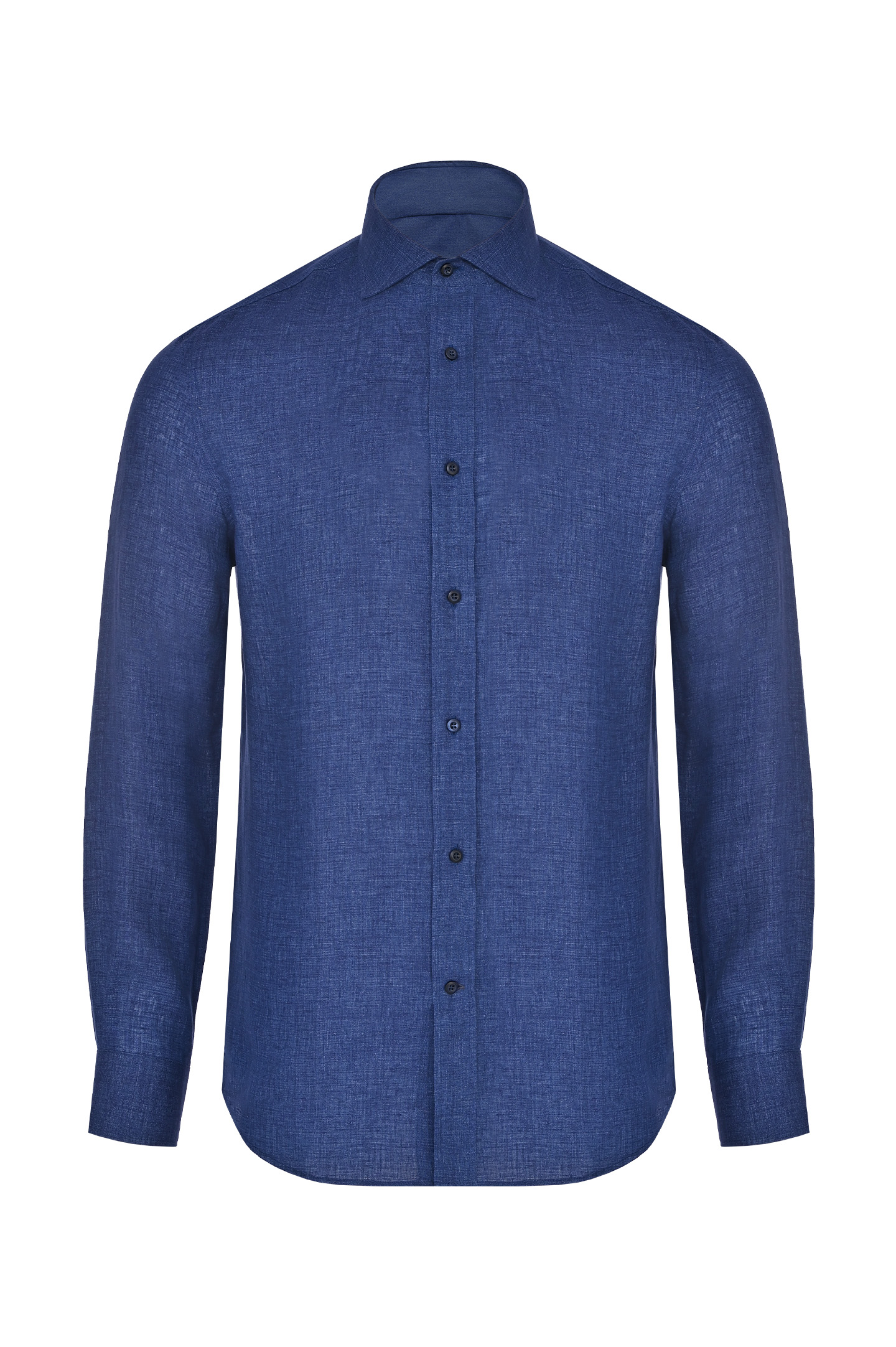 Рубашка BRUNELLO  CUCINELLI MB6500627, цвет: Темно-синий, Мужской