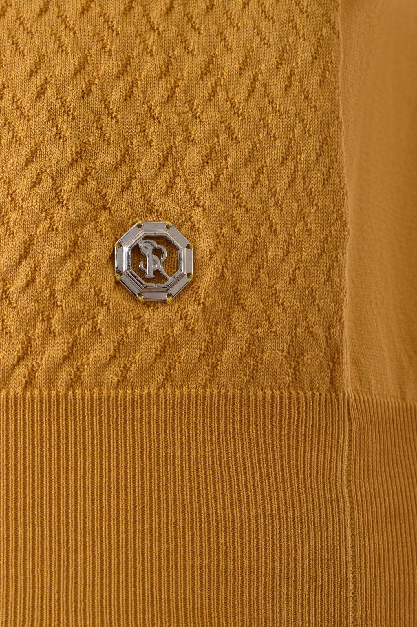 Поло STEFANO RICCI K818025P31 F22180, цвет: Желтый, Мужской