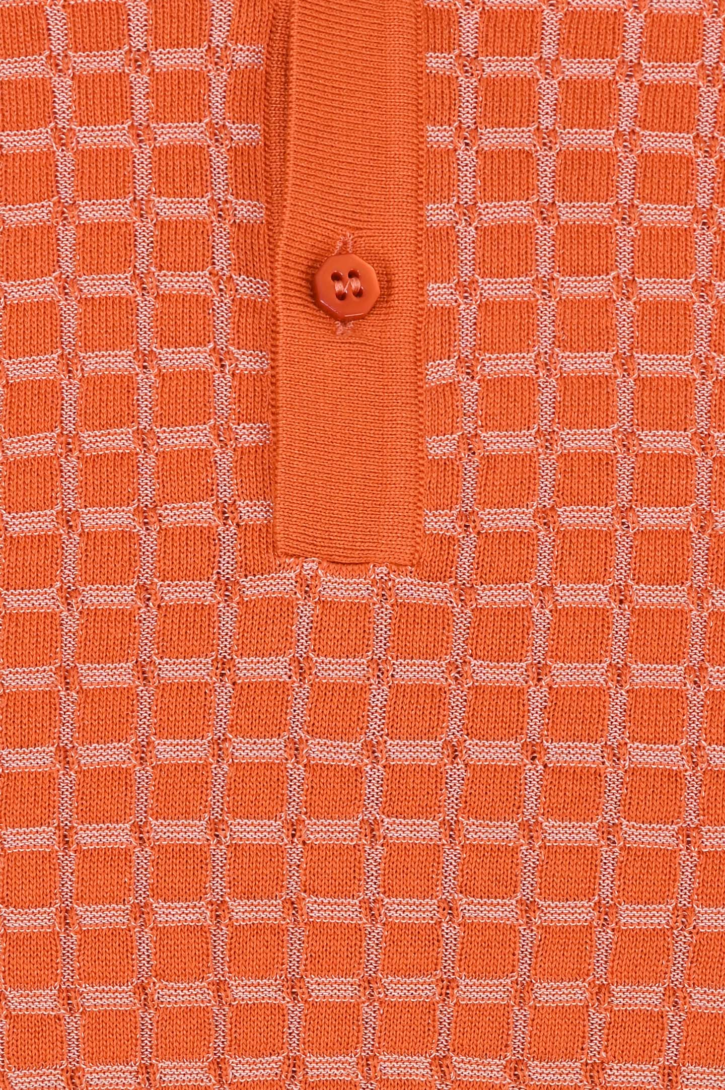 Поло STEFANO RICCI K818043P13 F23171, цвет: Оранжевый, Мужской