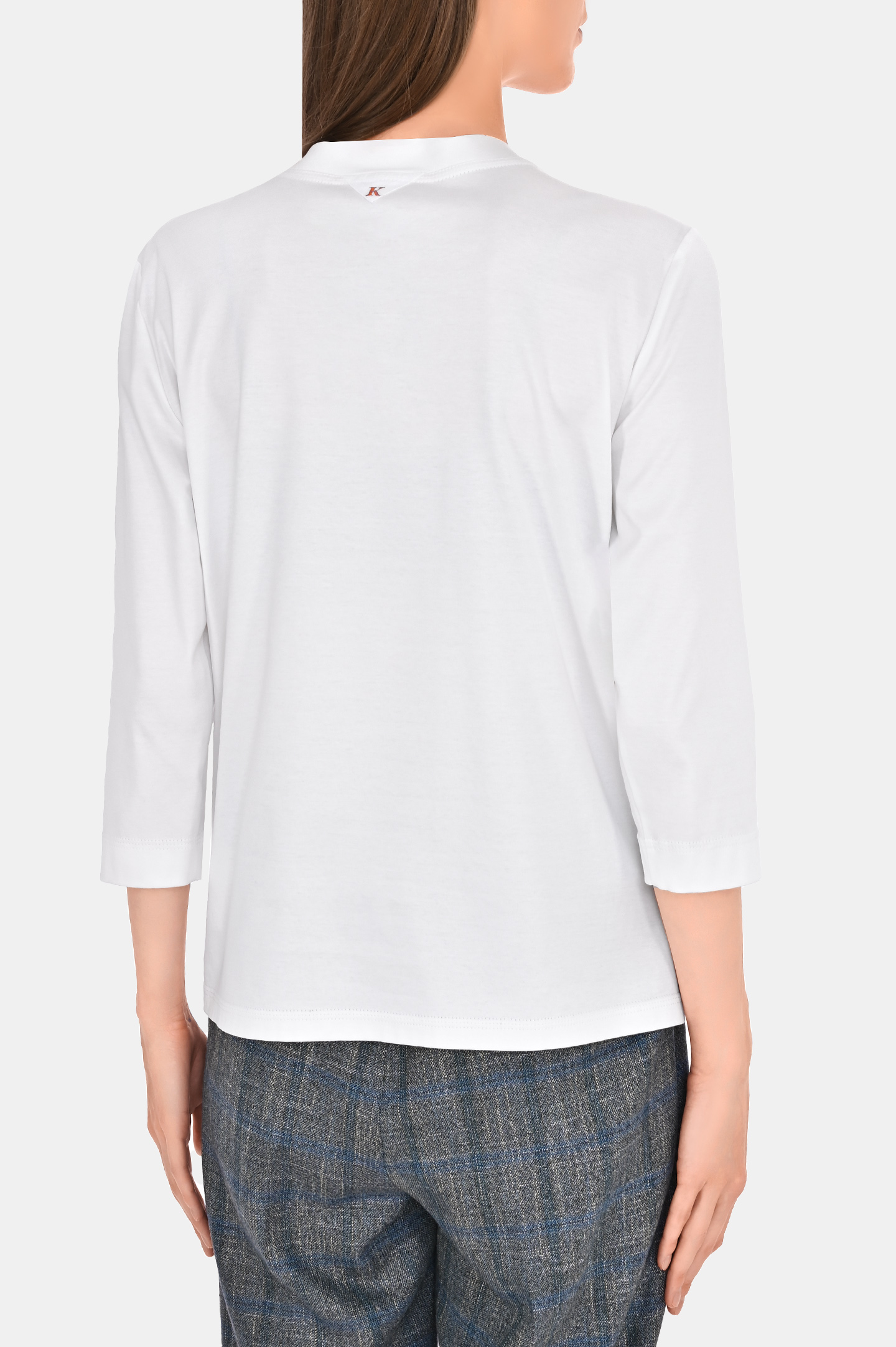 Футболка KITON D56426H080510, цвет: Белый, Женский