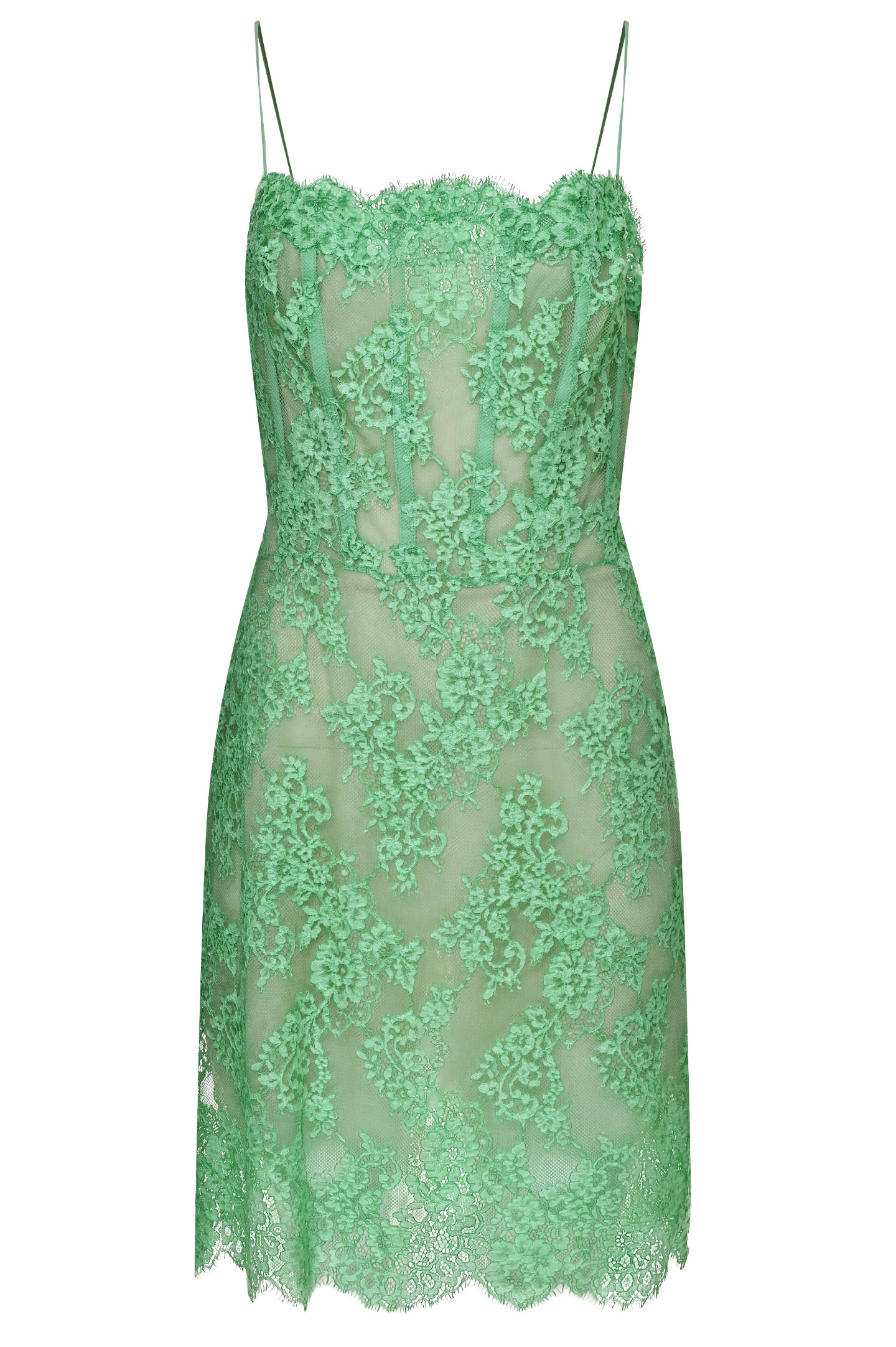 Платье ERMANNO SCERVINO D402Q745DIQ, цвет: Зеленый, Женский