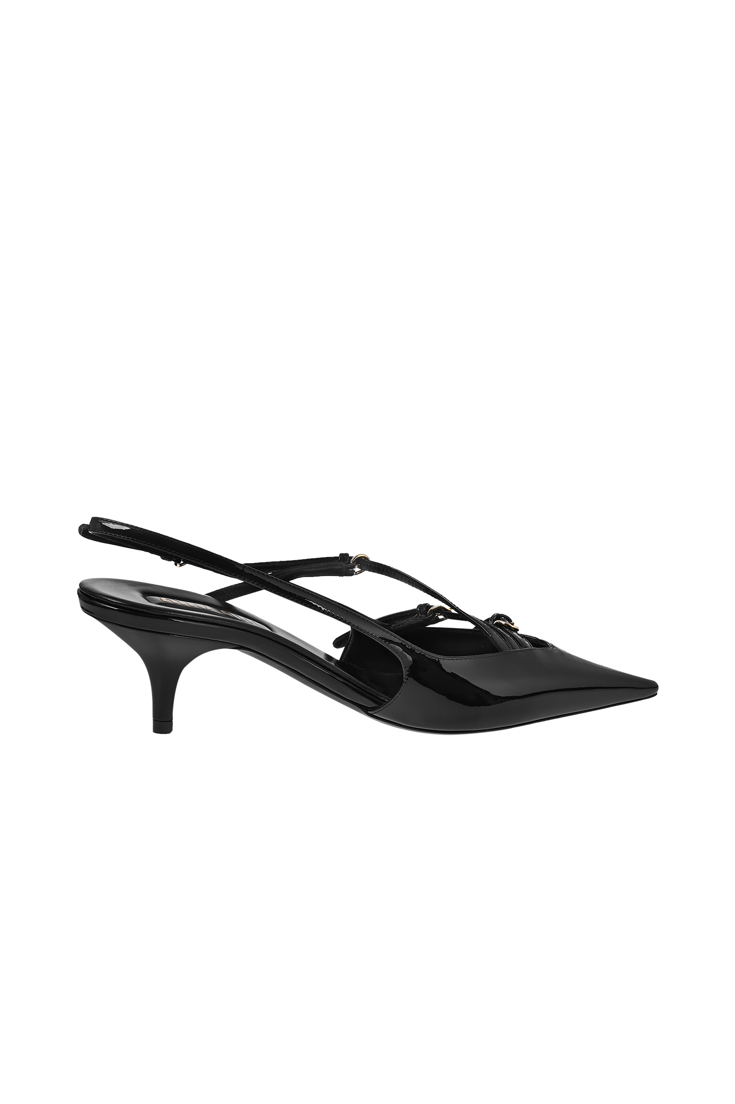 Босоножки MIU MIU 5I013EM055069/P, цвет: Черный, Женский