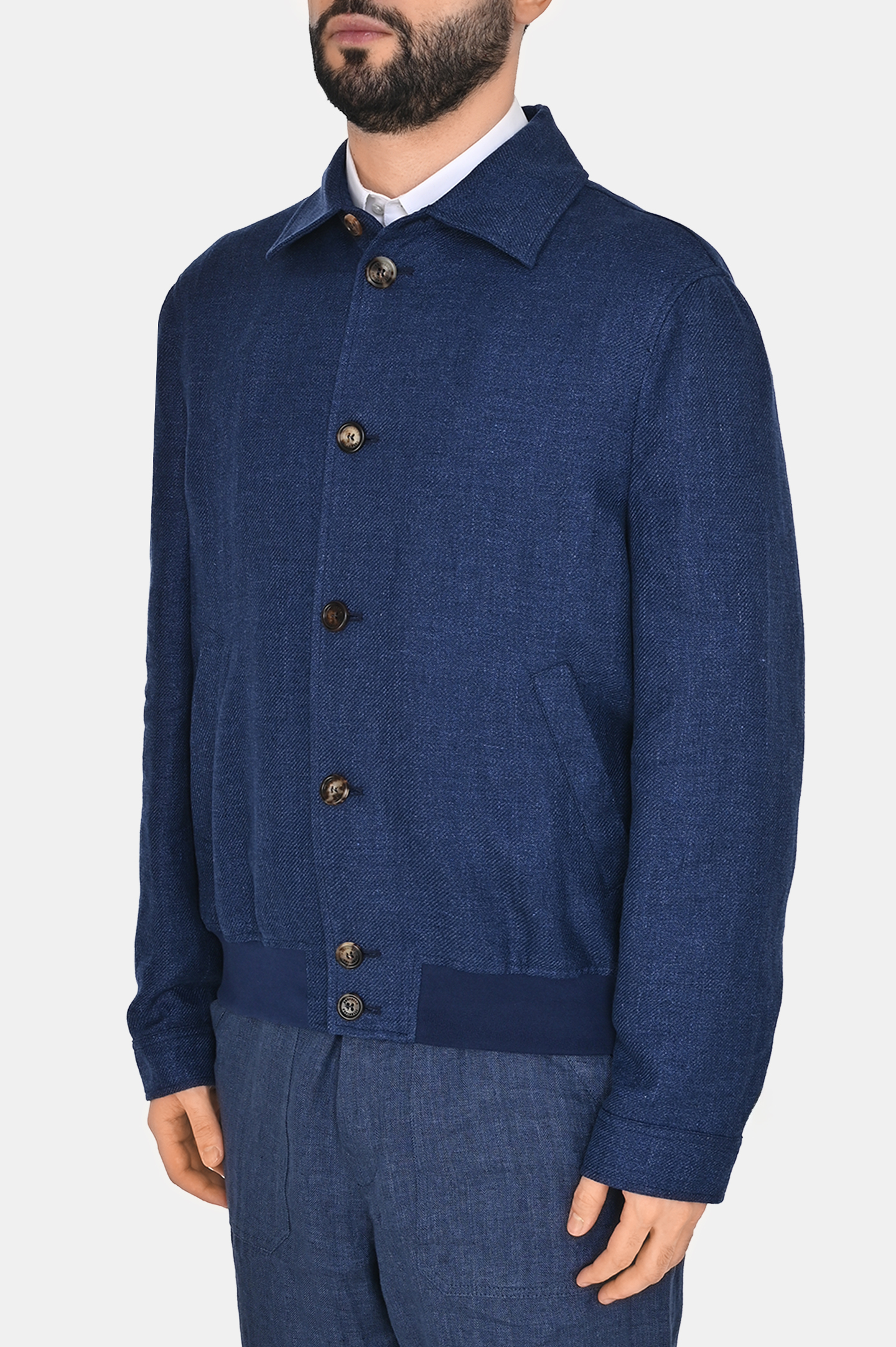 Куртка BRUNELLO  CUCINELLI MW4826407, цвет: Синий, Мужской
