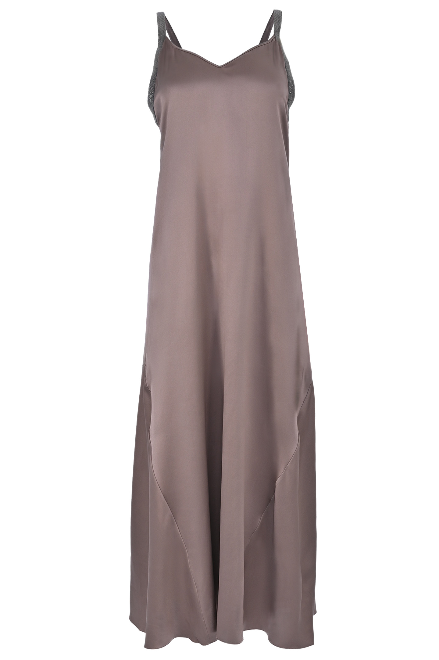 Платье FABIANA FILIPPI ABD223F504, цвет: Коричневый, Женский