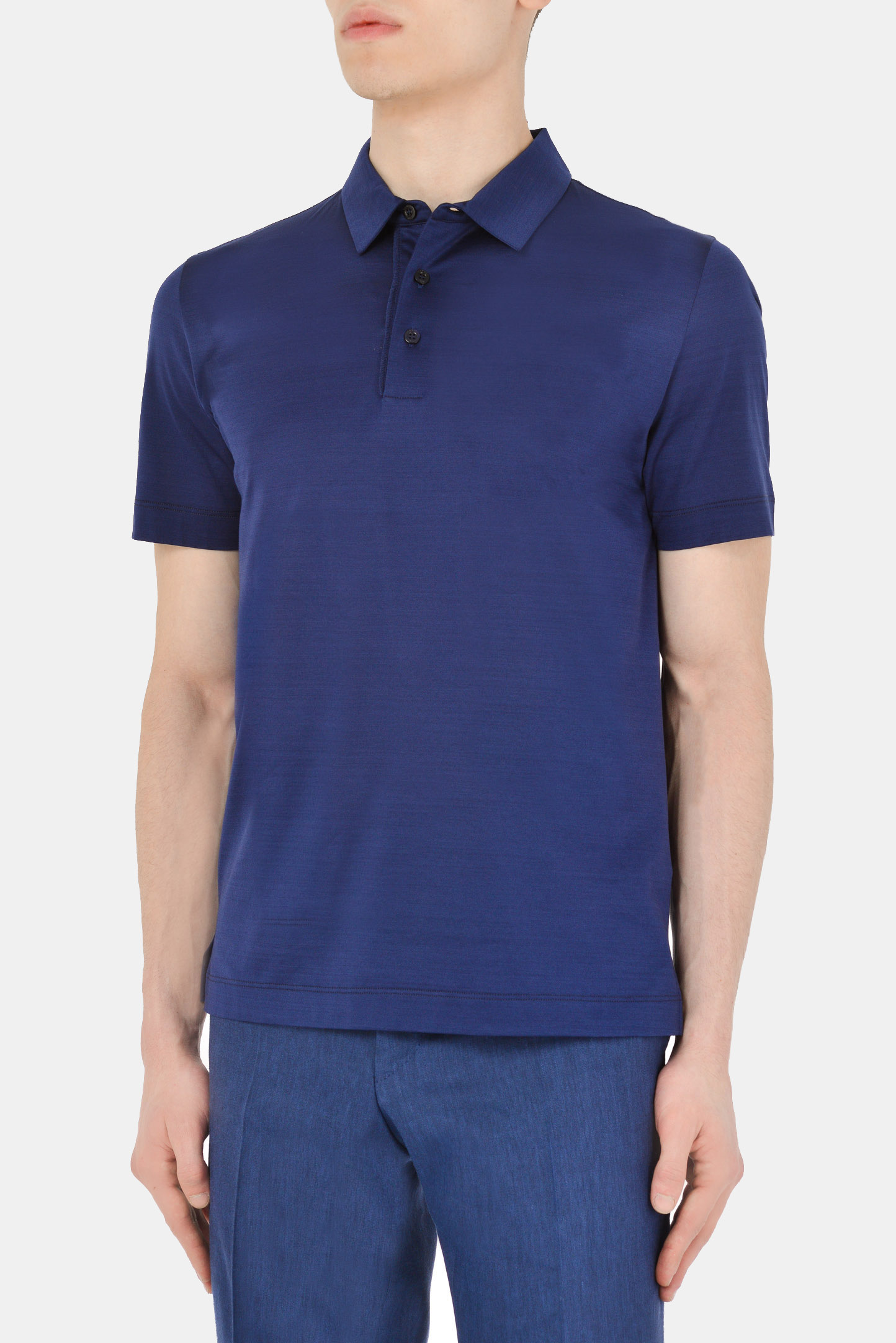 Поло (Cорочка) CANALI MJ00002/310 T0642, цвет: Синий, Мужской