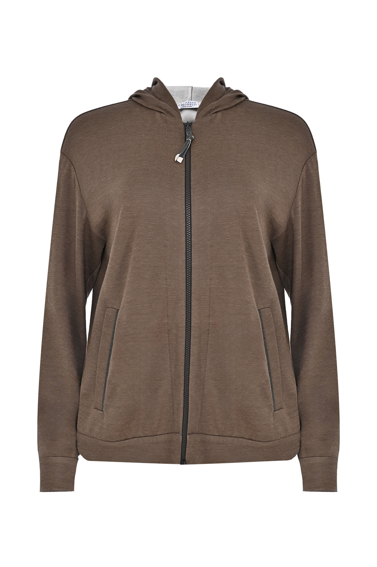 Куртка спорт ( Толстовка) BRUNELLO  CUCINELLI MD828SB806, цвет: Коричневый, Женский