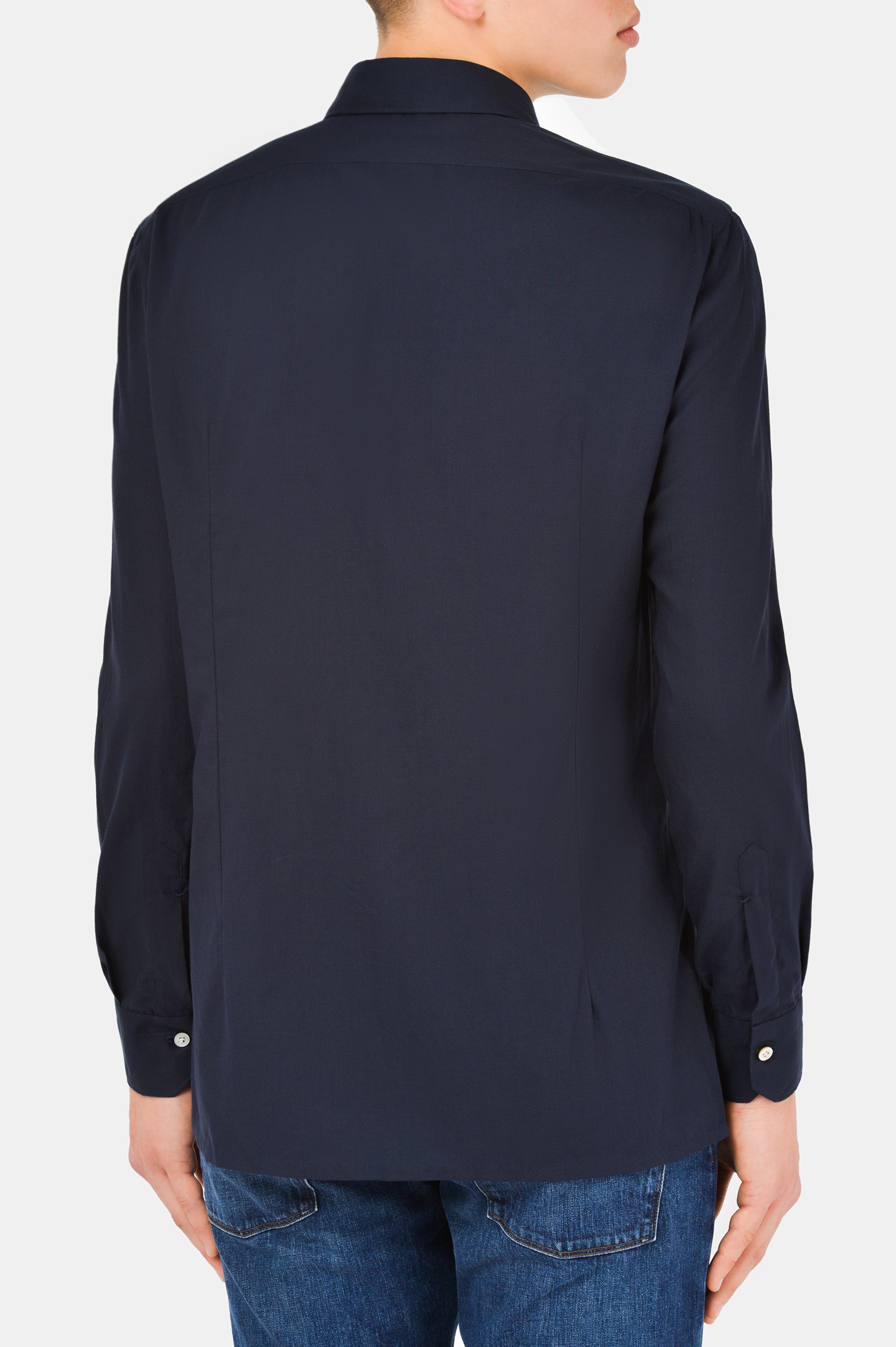 Рубашка (Сорочка) KITON UMCNERH074110, цвет: Синий, Мужской
