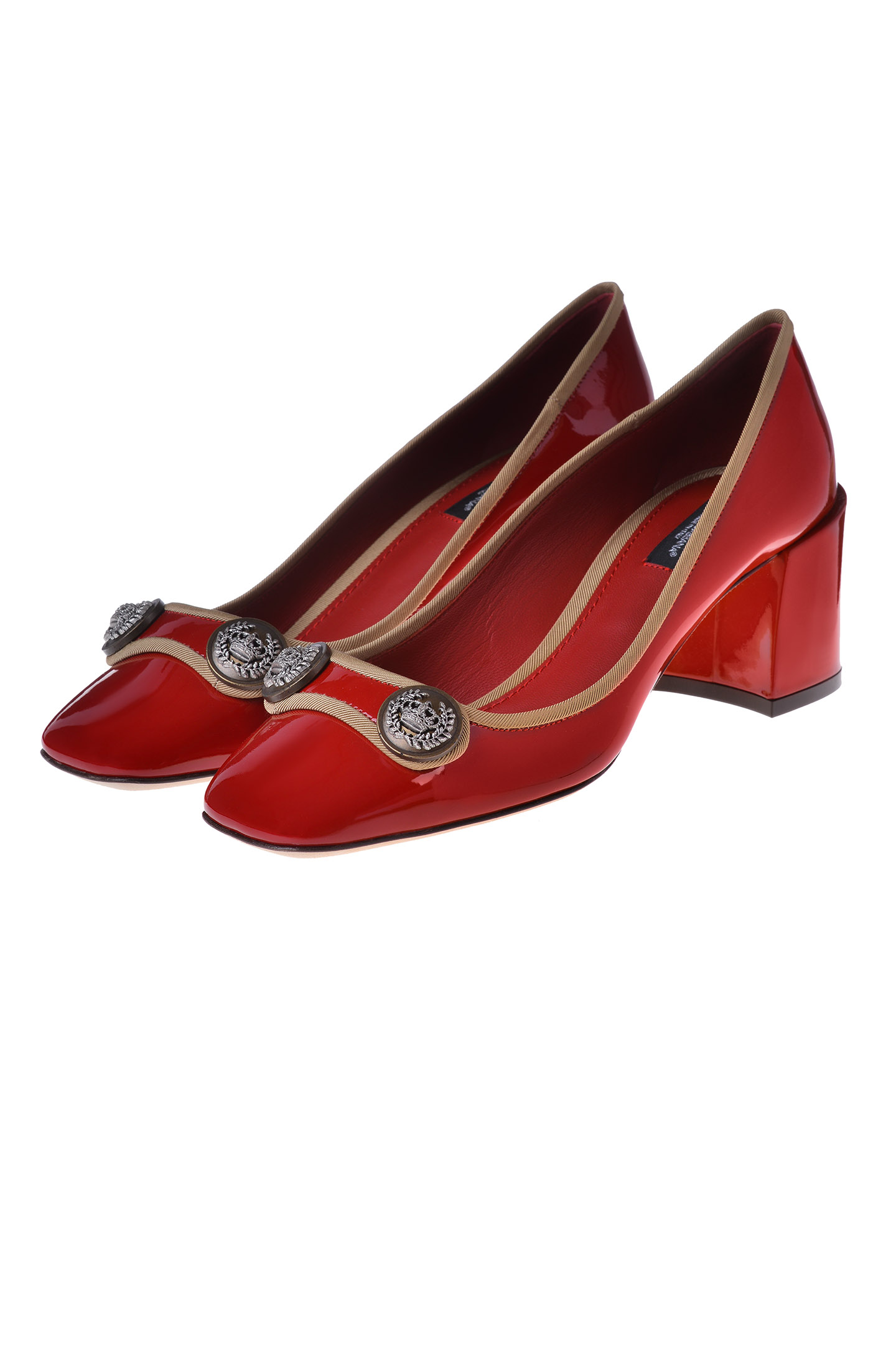 Туфли DOLCE & GABBANA CD1454 AJ861, цвет: Красный, Женский