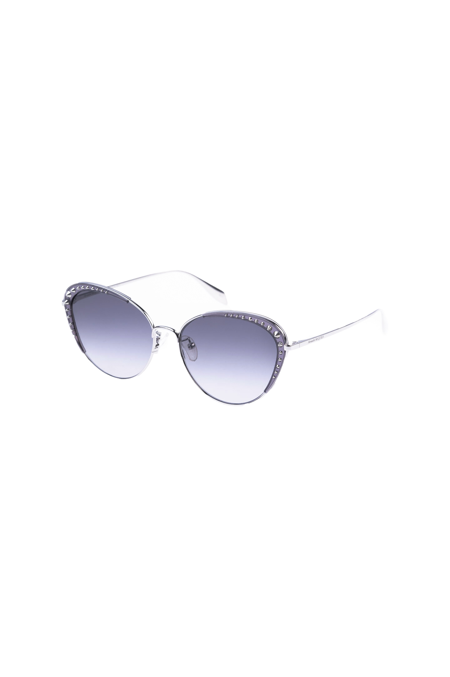 Солнцезащитные очки ALEXANDER MCQUEEN 649819 I3330, цвет: Серый, Женский