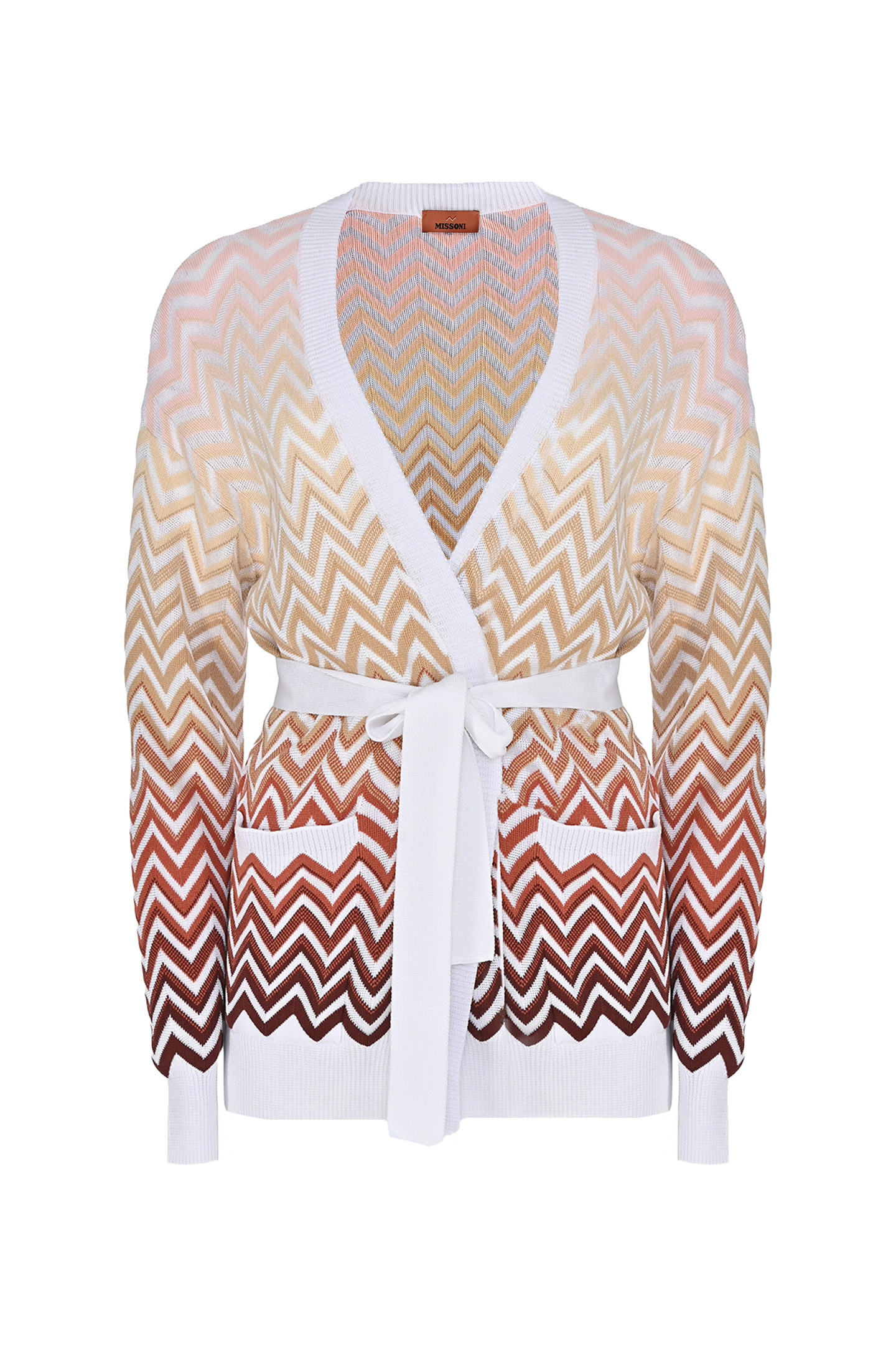 Кардиган+пояс MISSONI DS25SM07-BK044V, цвет: Разноцветный, Женский