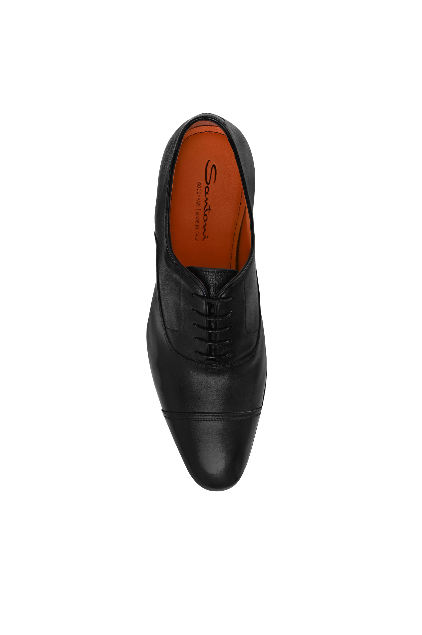 Кожаные дерби SANTONI MCLG17801SI9BUSHN01, цвет: Черный, Мужской