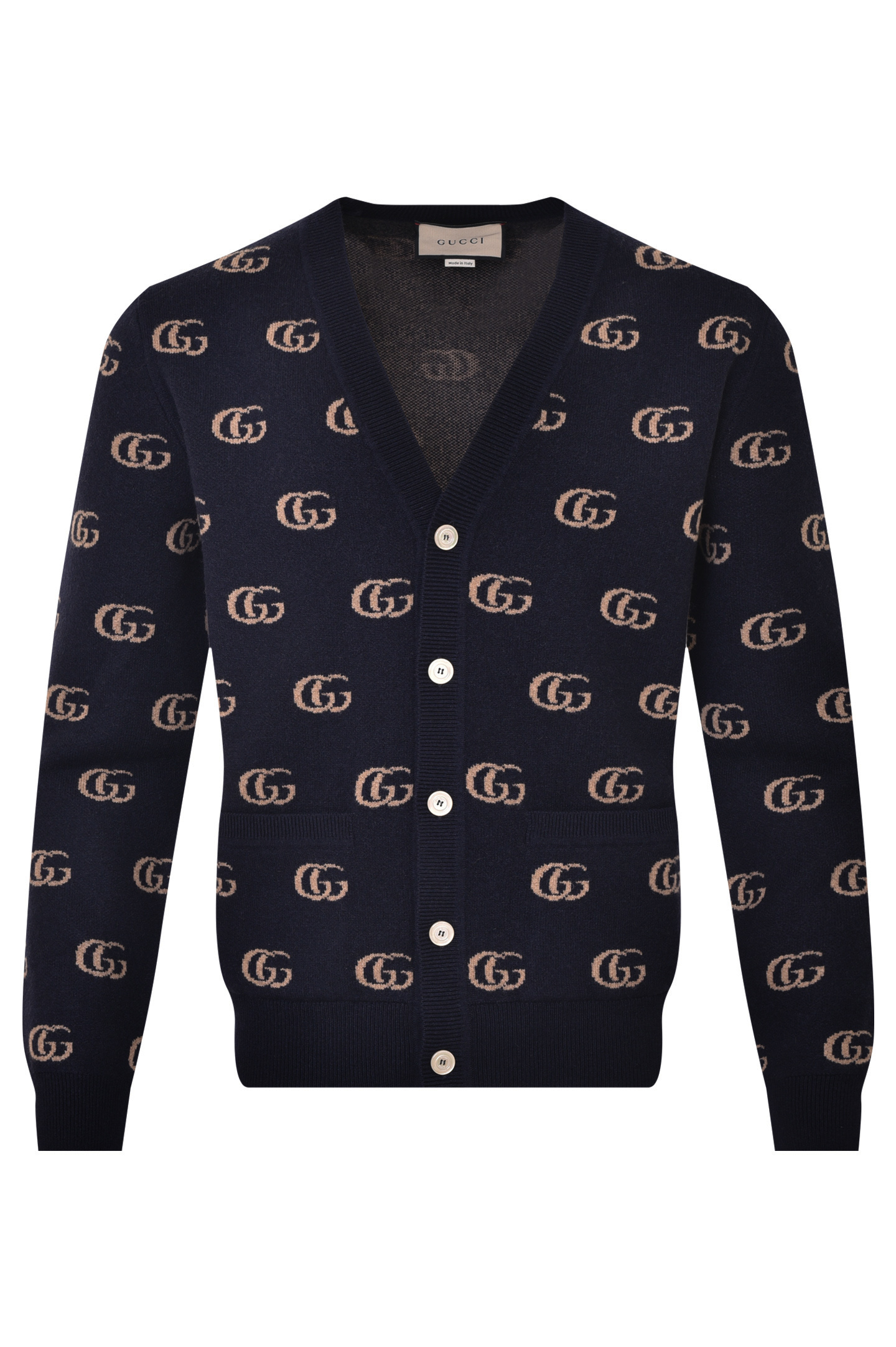Кардиган GUCCI 660285 XKB3T, цвет: Синий, Мужской