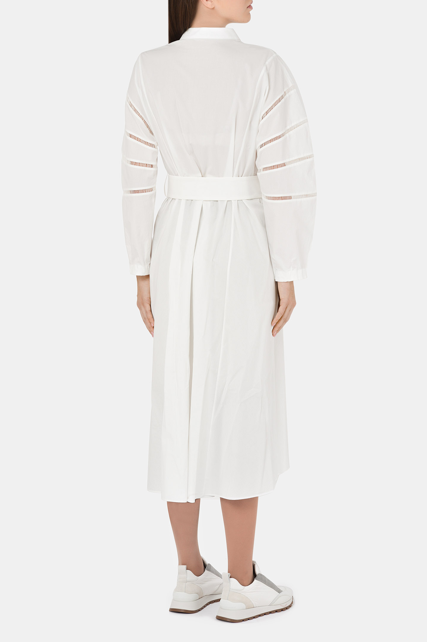 Платье BRUNELLO  CUCINELLI MH127A4762, цвет: Белый, Женский