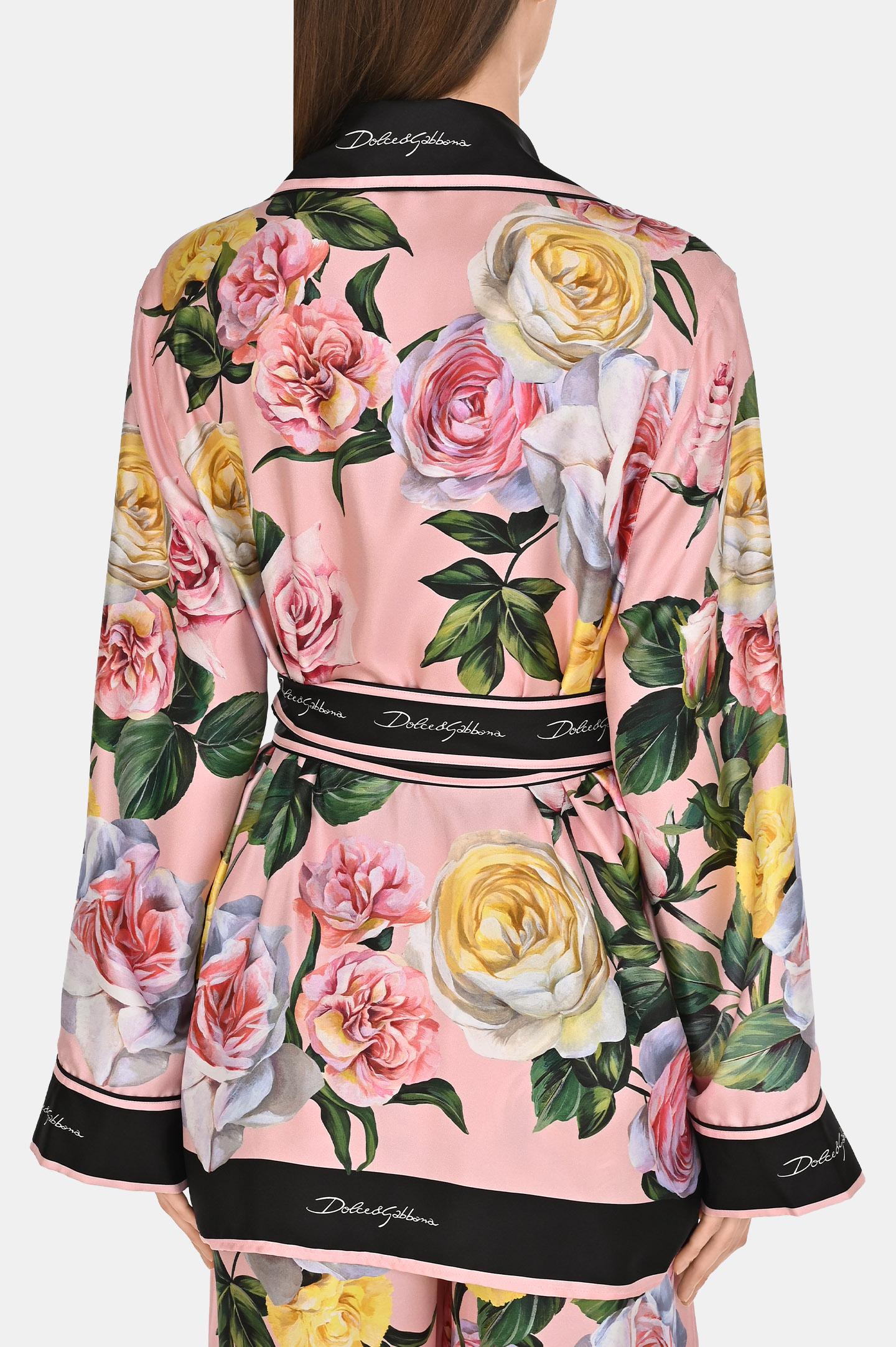 Блуза+пояс DOLCE & GABBANA F5Q03T HI1W3, цвет: Разноцветный, Женский