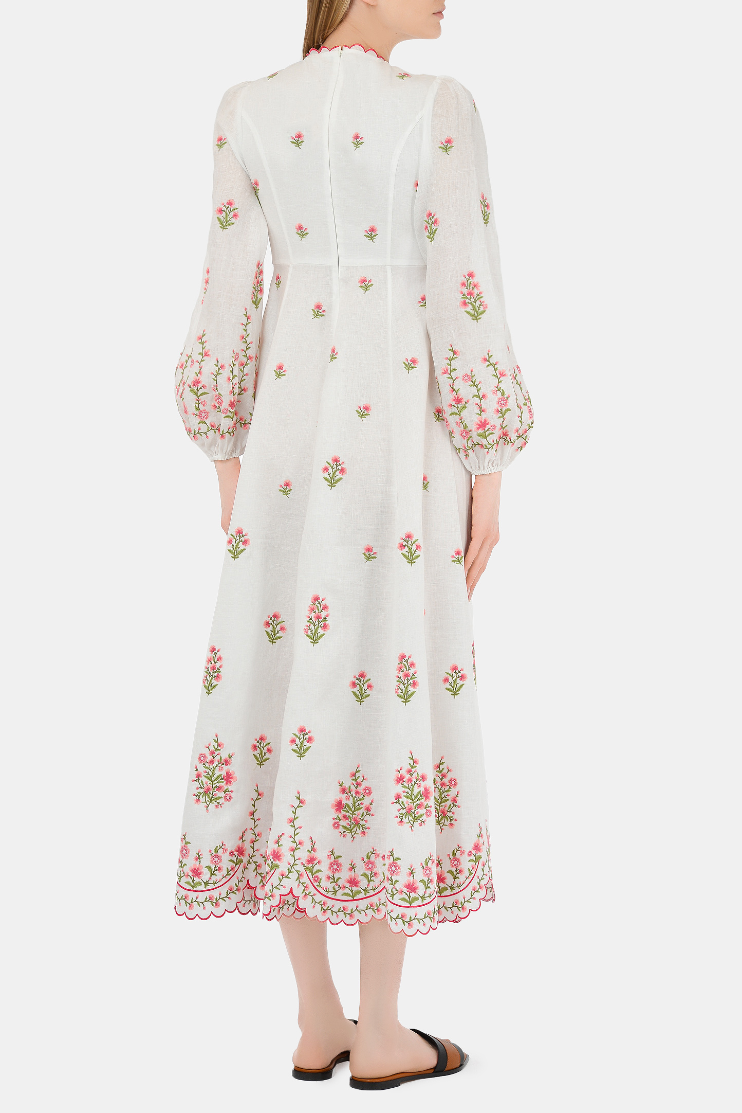 Платье ZIMMERMANN 9332DPOP PIEM, цвет: Белый, Женский