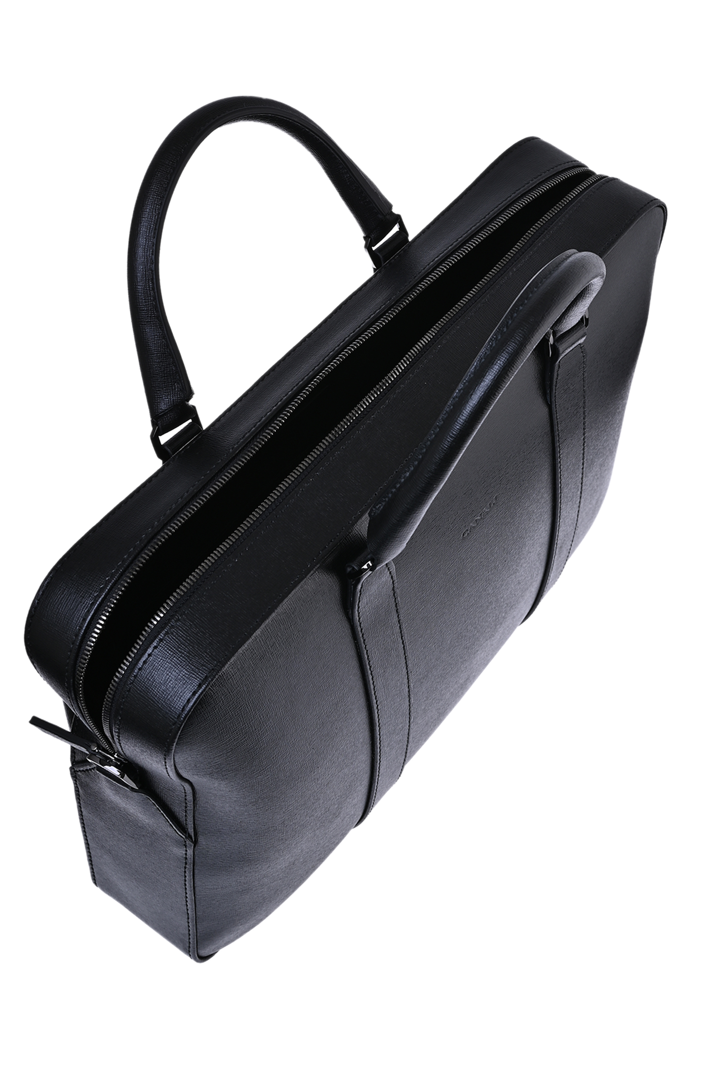 Кожаная сумка для ноутбука CANALI NA00053 P325176L, цвет: Черный, Мужской