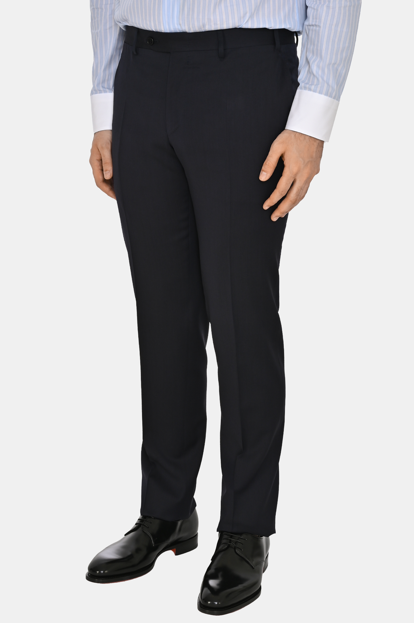 Брюки CANALI AR02523 710196R, цвет: Темно-синий, Мужской
