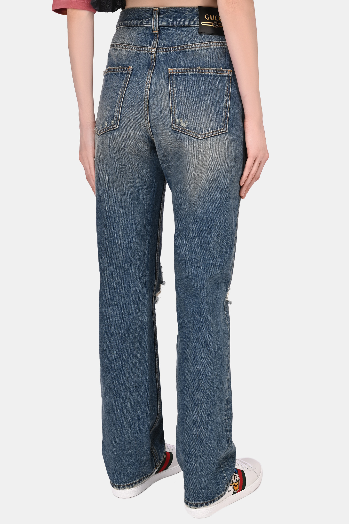 Джинсы GUCCI 638044 XDBFI, цвет: Синий, Женский