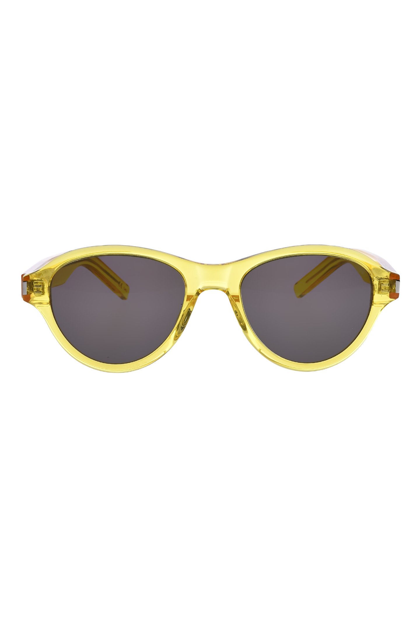 Солнцезащитные очки SAINT LAURENT 690905 Y9901 7403, цвет: Желтый, Женский