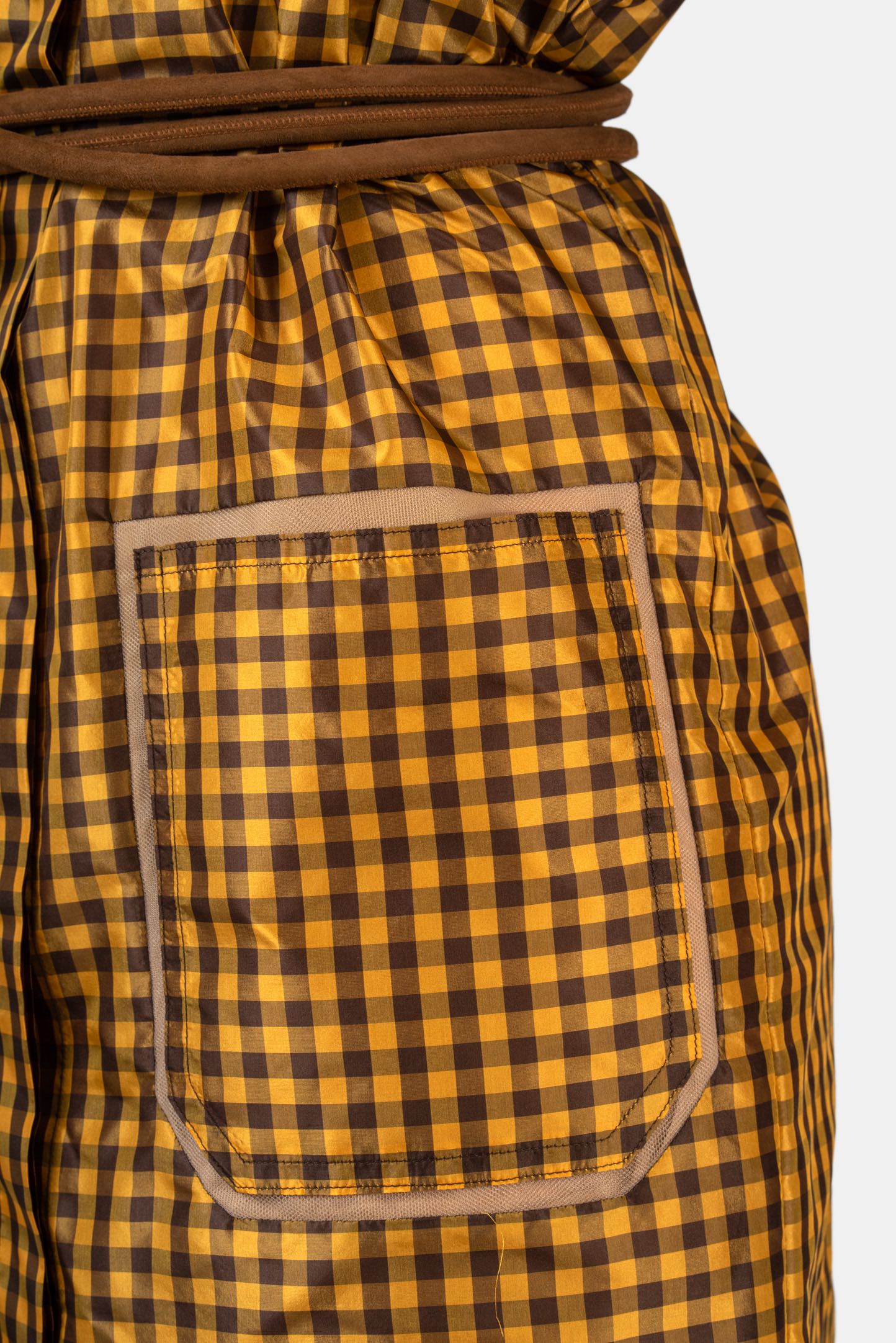 Платье FENDI FDA803 A5YL, цвет: Желтый, Женский