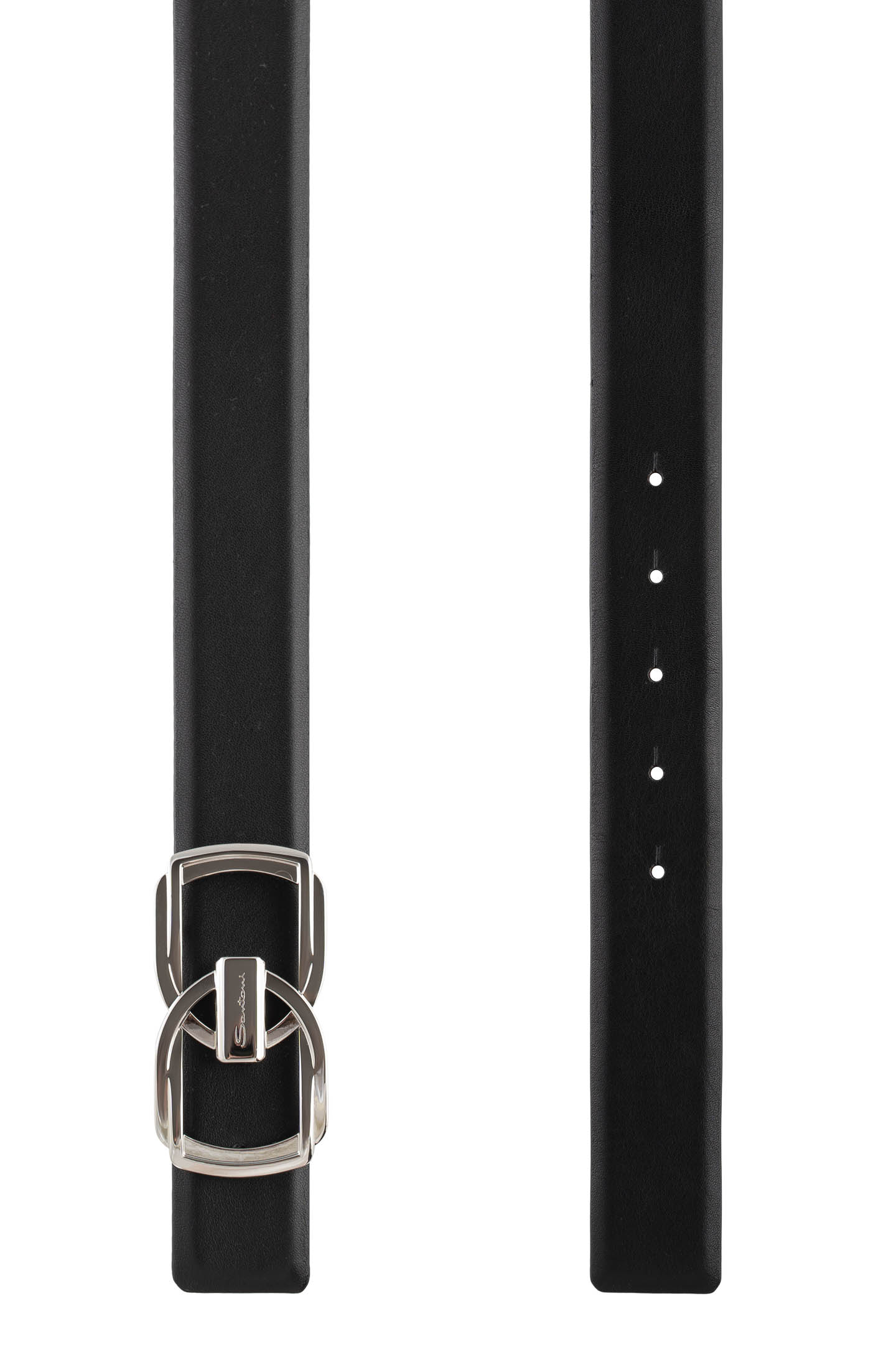 Ремень SANTONI CM35V0103B87EGTQ, цвет: Черный, Мужской